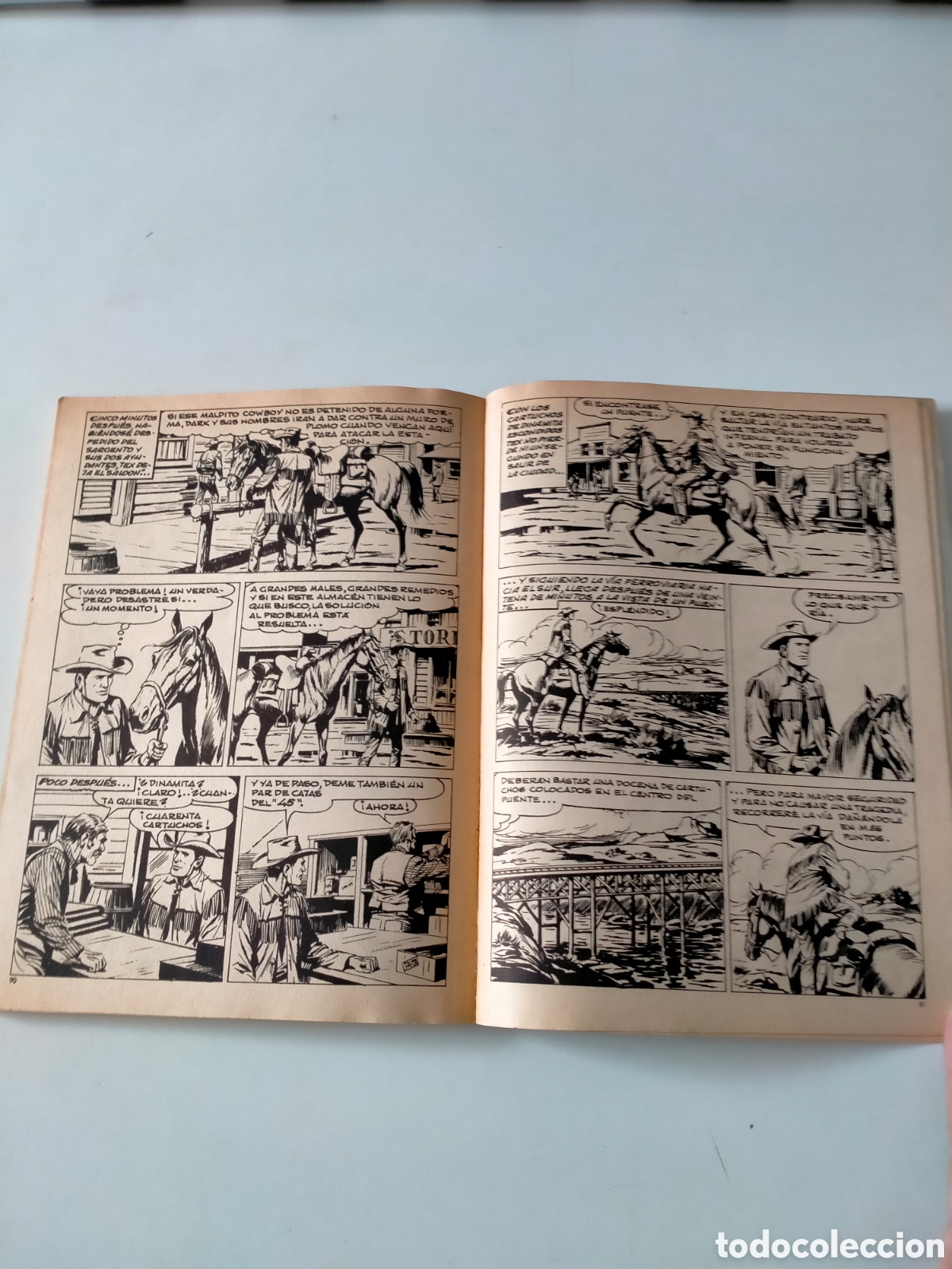 C&oacute;mics: TEX N&Uacute;MERO 28 EDICIONES BURU LAN A&Ntilde;O 1971 - Foto 9
