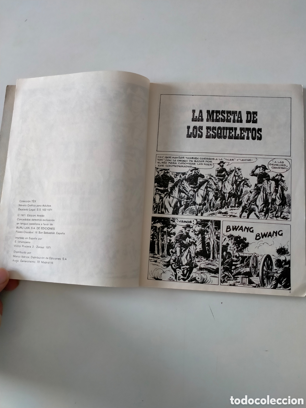 C&oacute;mics: TEX N&Uacute;MERO 30 EDICIONES BURU LAN A&Ntilde;O 1971 - Foto 5