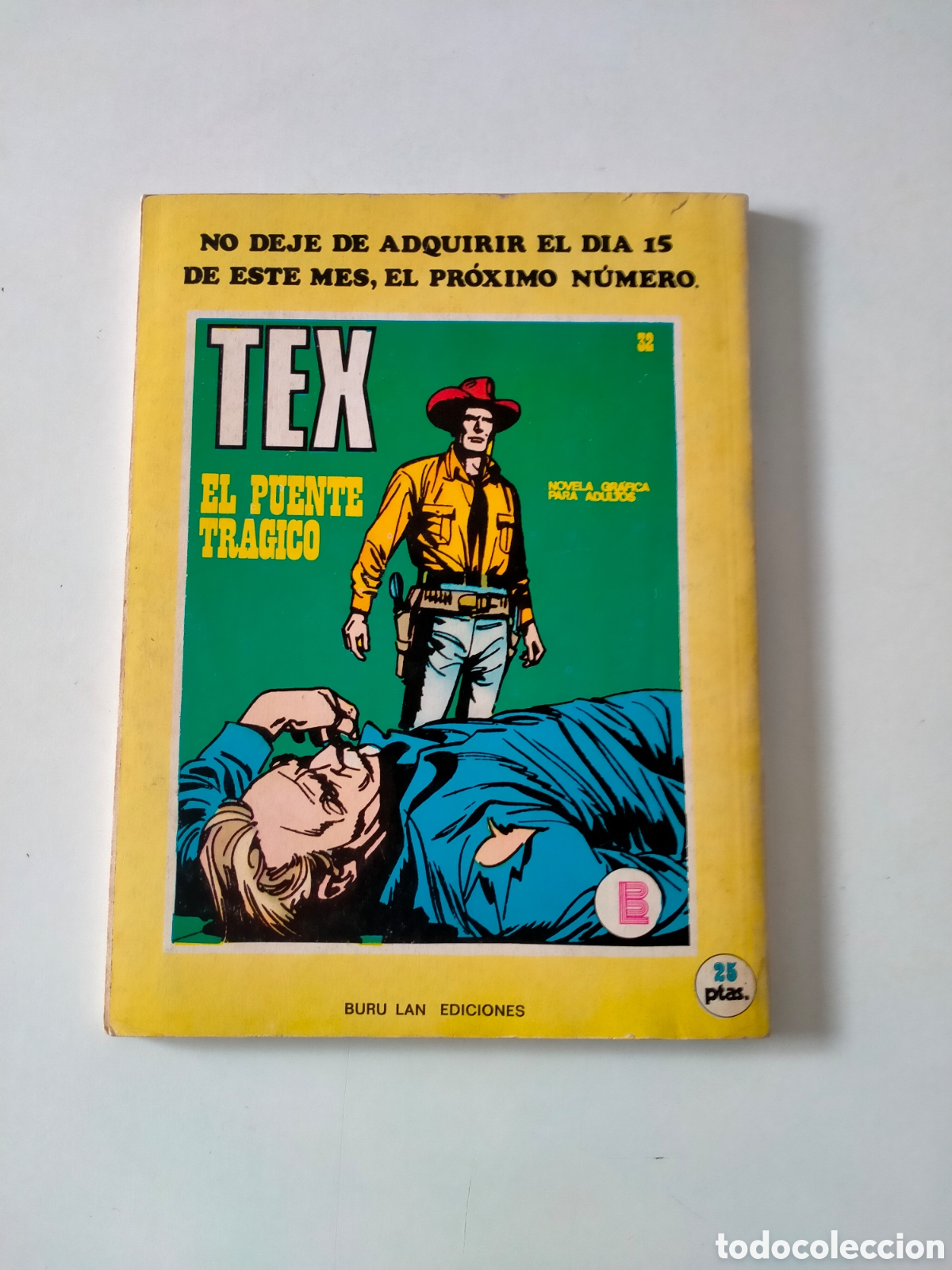 C&oacute;mics: TEX N&Uacute;MERO 31 EDICIONES BURU LAN A&Ntilde;O 1971 - Foto 2