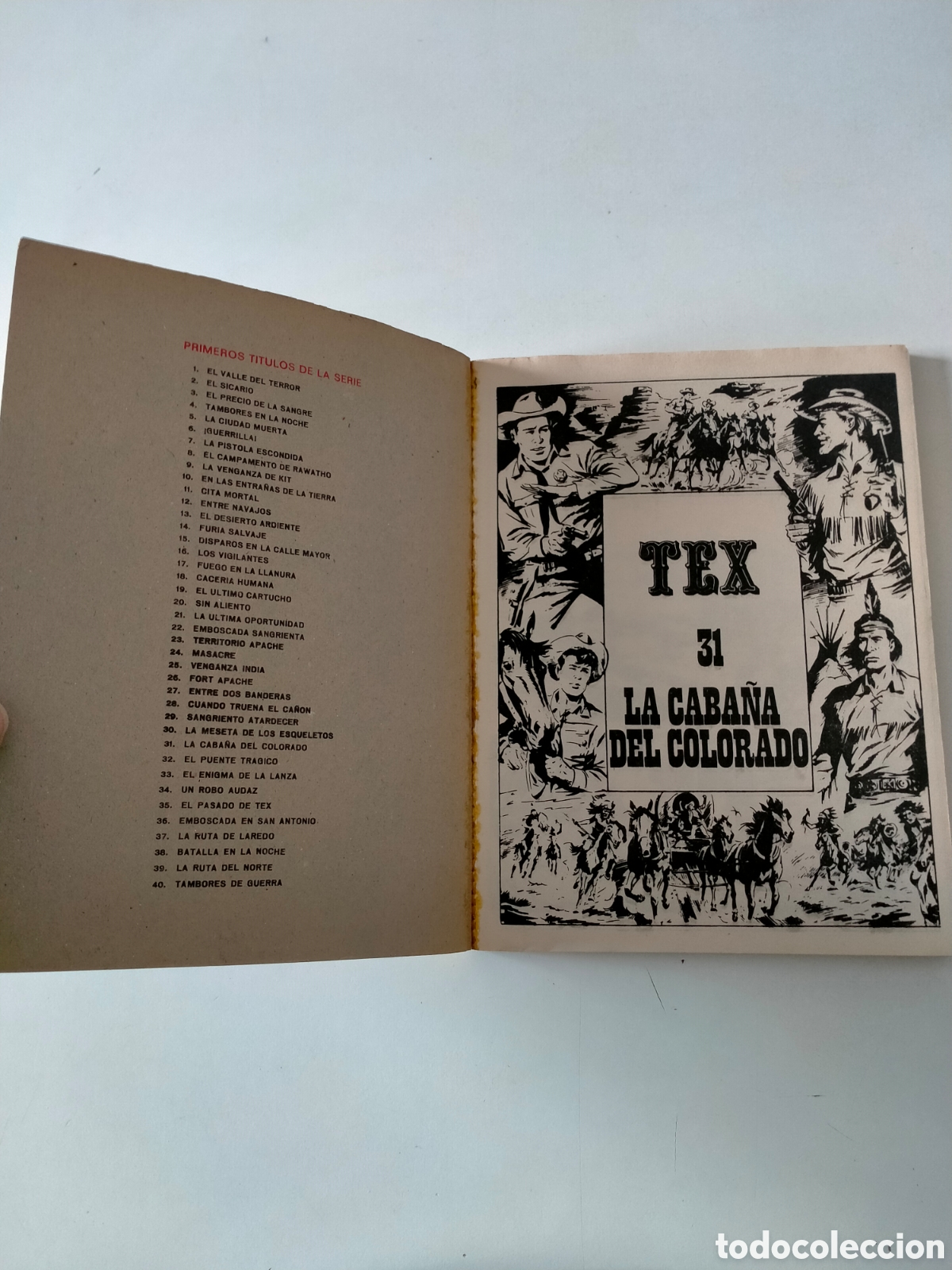 C&oacute;mics: TEX N&Uacute;MERO 31 EDICIONES BURU LAN A&Ntilde;O 1971 - Foto 4