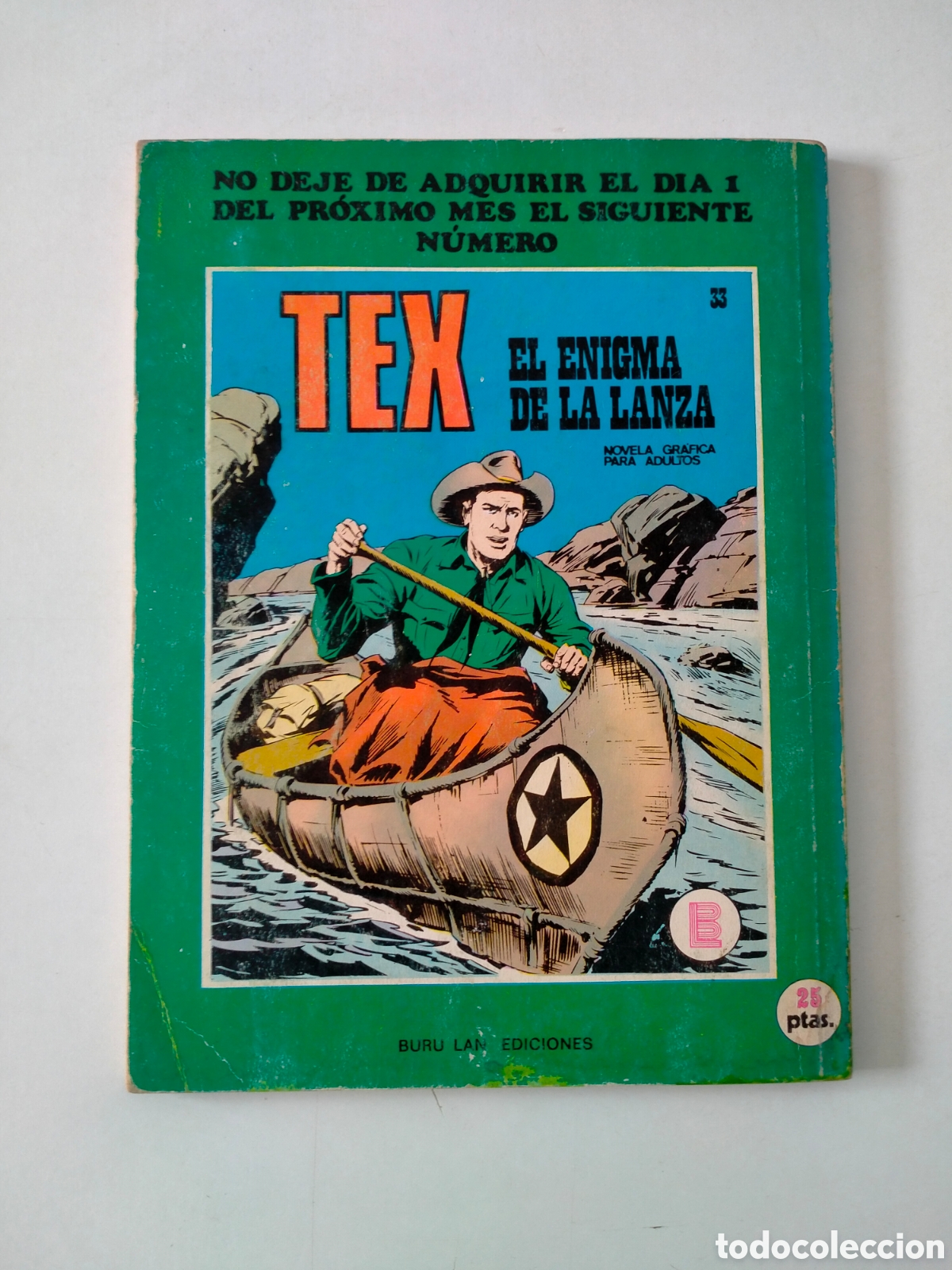 C&oacute;mics: TEX N&Uacute;MERO 32 EDICIONES BURU LAN A&Ntilde;O 1971 - Foto 2