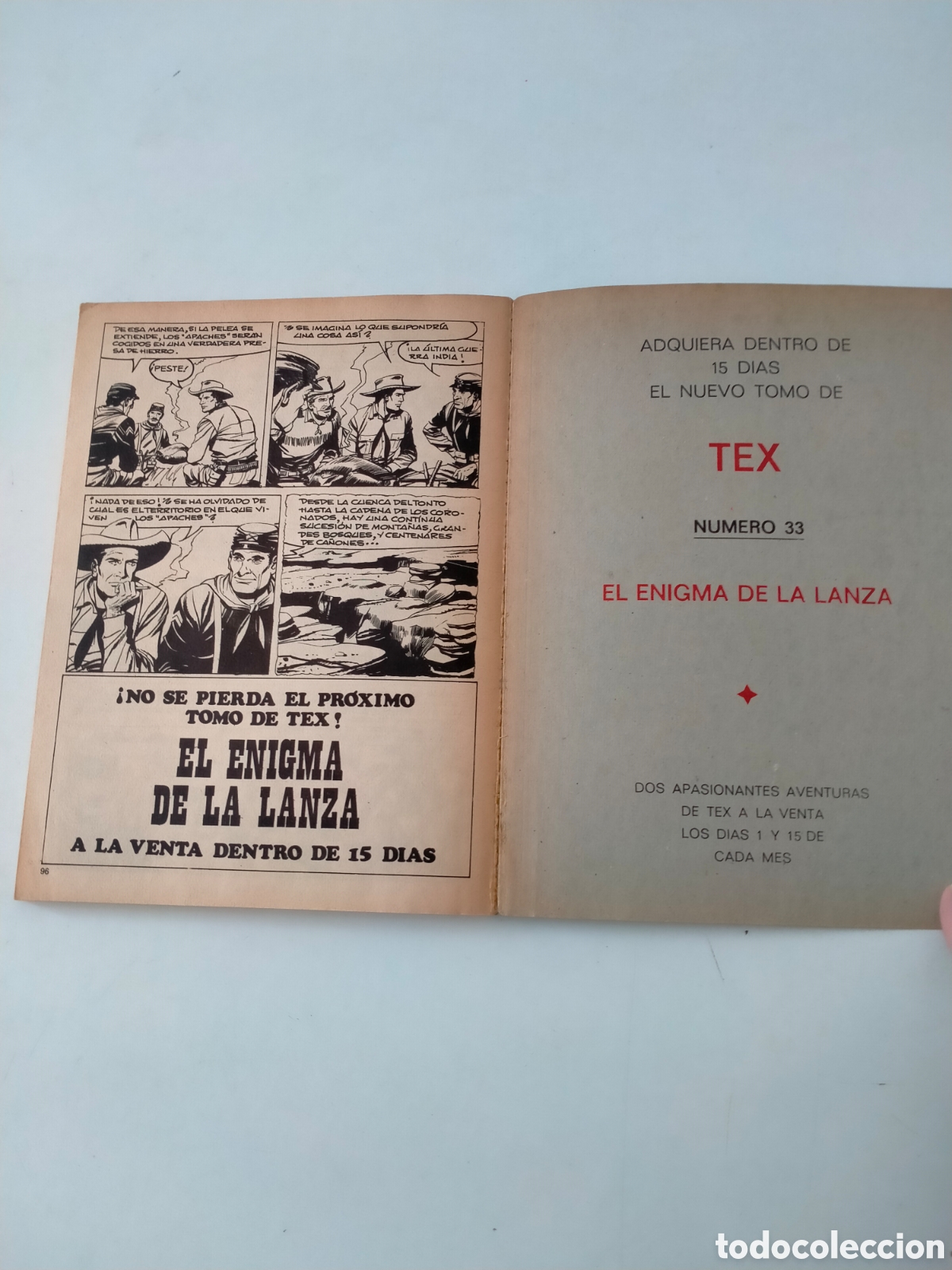 C&oacute;mics: TEX N&Uacute;MERO 32 EDICIONES BURU LAN A&Ntilde;O 1971 - Foto 10