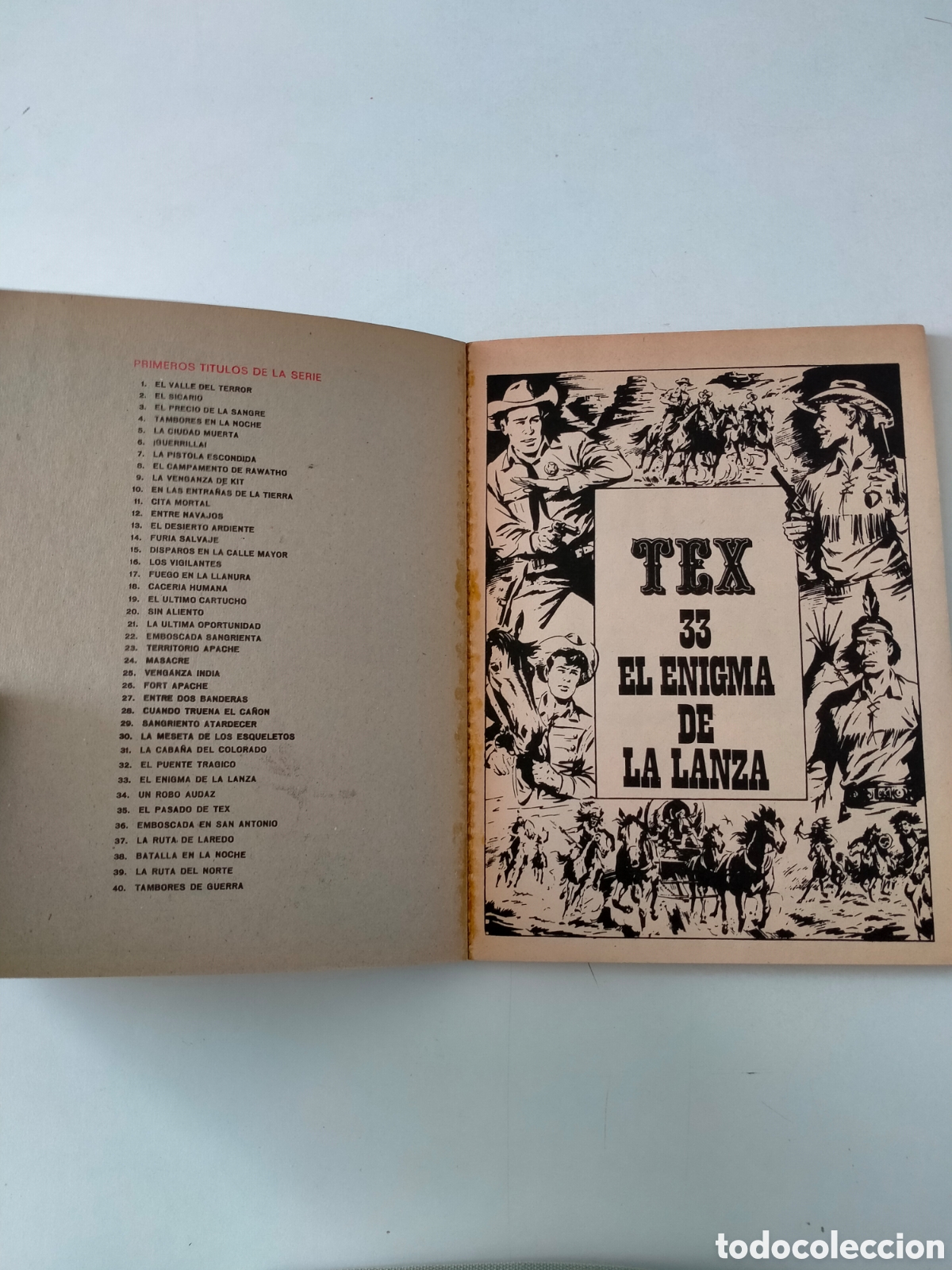 C&oacute;mics: TEX N&Uacute;MERO 33 EDICIONES BURU LAN A&Ntilde;O 1971 - Foto 4