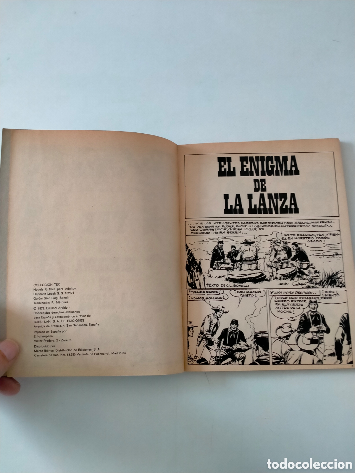 C&oacute;mics: TEX N&Uacute;MERO 33 EDICIONES BURU LAN A&Ntilde;O 1971 - Foto 5