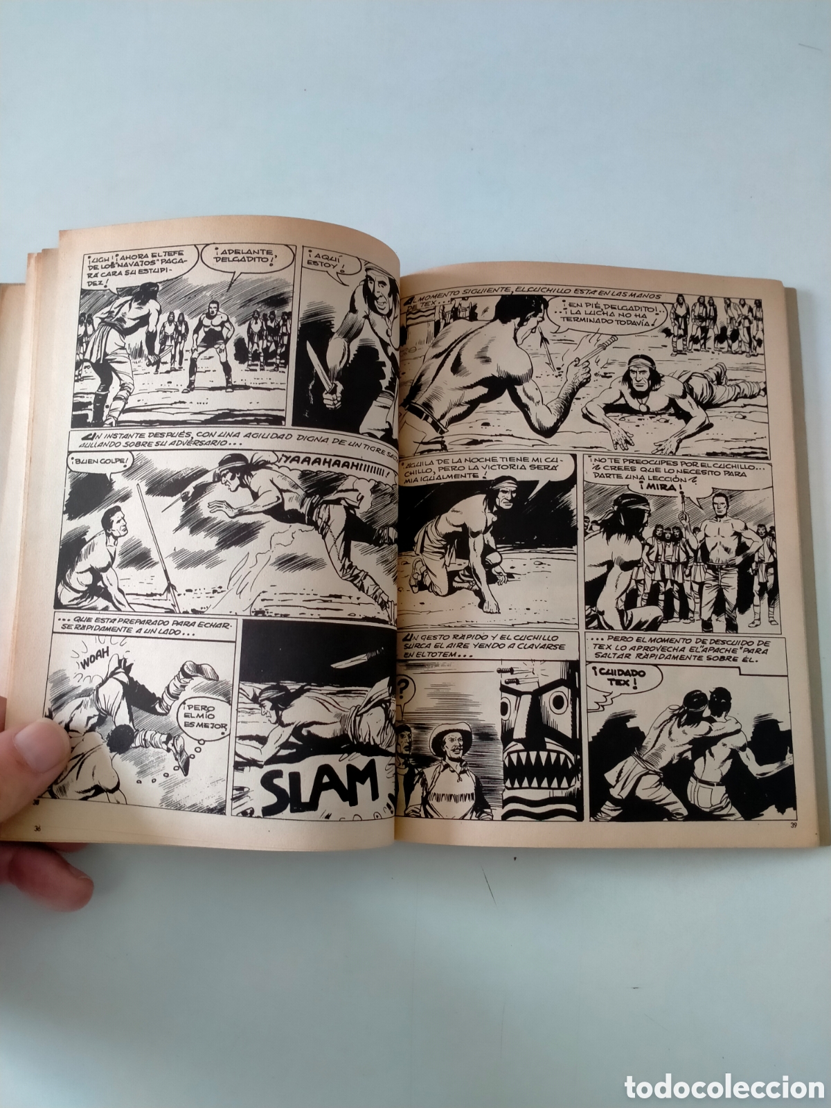C&oacute;mics: TEX N&Uacute;MERO 33 EDICIONES BURU LAN A&Ntilde;O 1971 - Foto 8