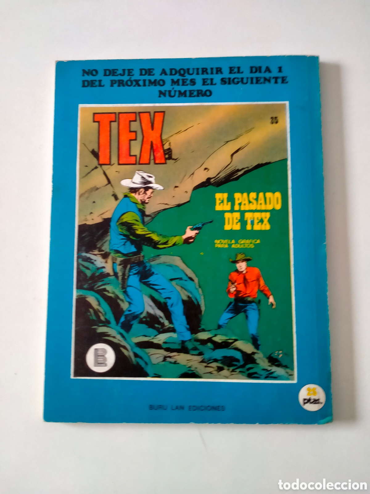 C&oacute;mics: TEX N&Uacute;MERO 34 BURU LAN EDICIONES A&Ntilde;O 1972 - Foto 2
