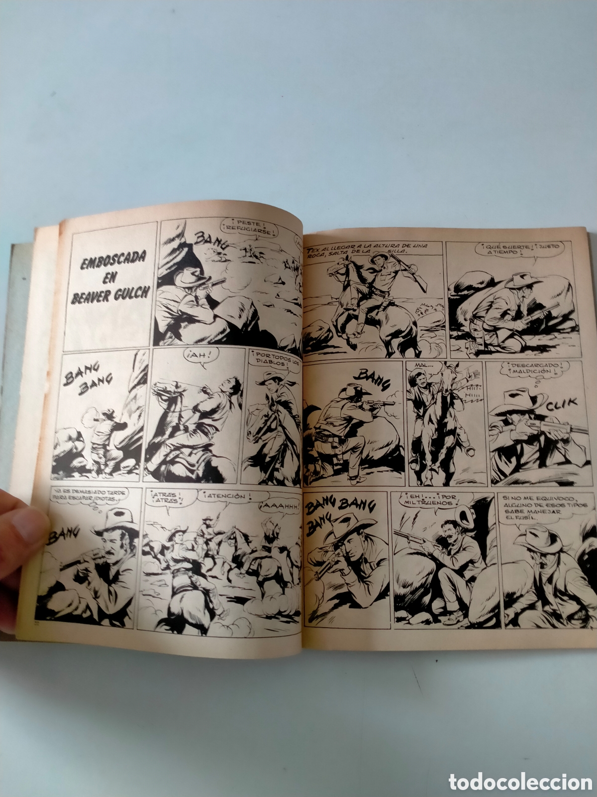 C&oacute;mics: TEX N&Uacute;MERO 34 BURU LAN EDICIONES A&Ntilde;O 1972 - Foto 6
