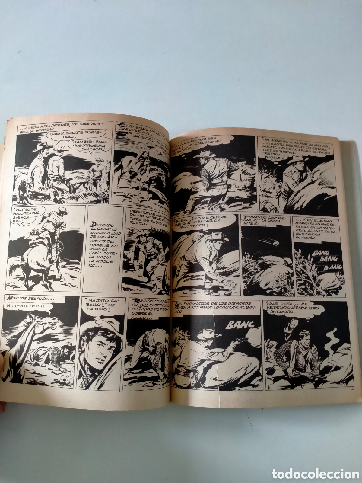 C&oacute;mics: TEX N&Uacute;MERO 34 BURU LAN EDICIONES A&Ntilde;O 1972 - Foto 8