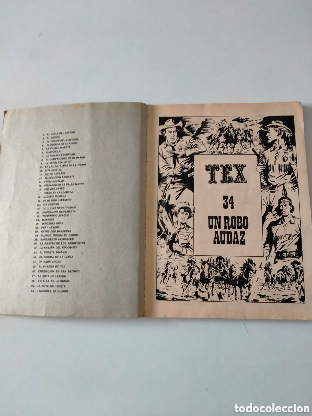 C&oacute;mics: TEX N&Uacute;MERO 34 BURU LAN EDICIONES A&Ntilde;O 1972 - Foto 4