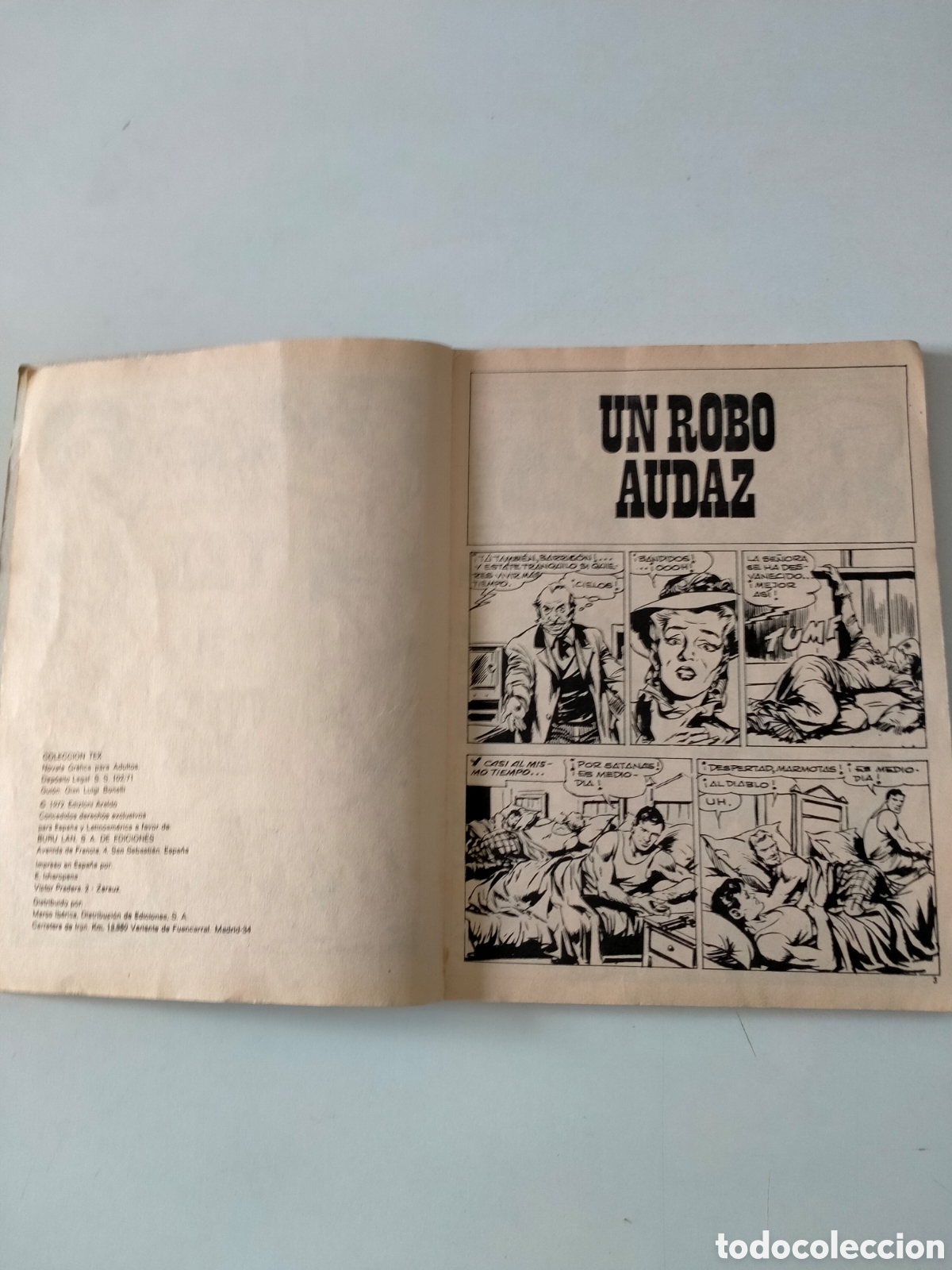C&oacute;mics: TEX N&Uacute;MERO 34 BURU LAN EDICIONES A&Ntilde;O 1972 - Foto 5