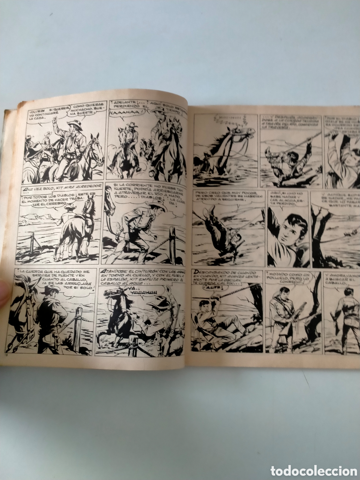 C&oacute;mics: TEX N&Uacute;MERO 34 BURU LAN EDICIONES A&Ntilde;O 1972 - Foto 6