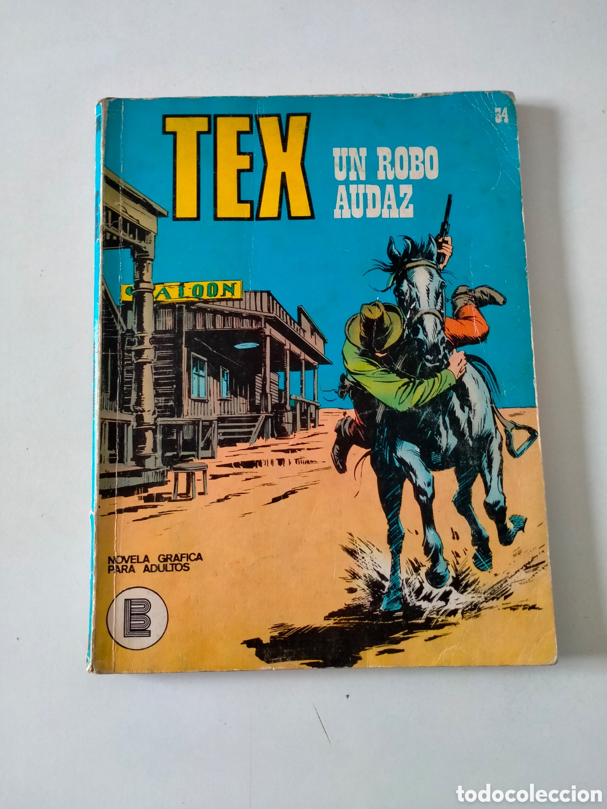 C&oacute;mics: TEX N&Uacute;MERO 34 BURU LAN EDICIONES A&Ntilde;O 1972