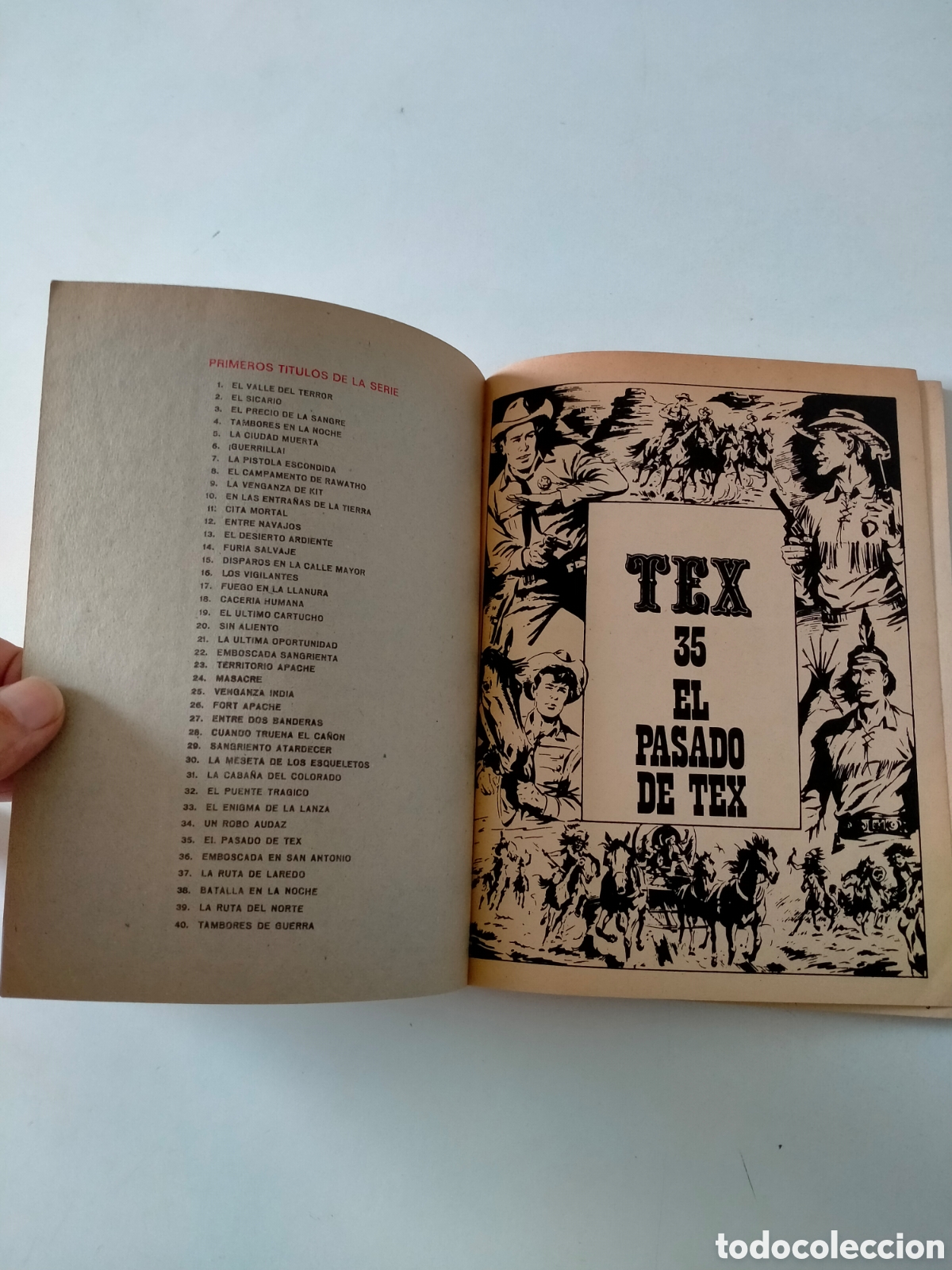 C&oacute;mics: TEX N&Uacute;MERO 35 BURU LAN EDICIONES A&Ntilde;O 1972 - Foto 4