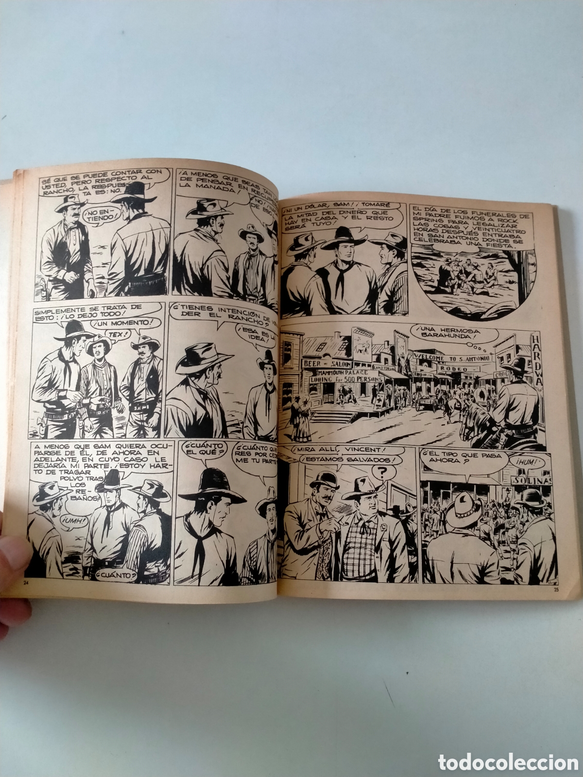 C&oacute;mics: TEX N&Uacute;MERO 35 BURU LAN EDICIONES A&Ntilde;O 1972 - Foto 7