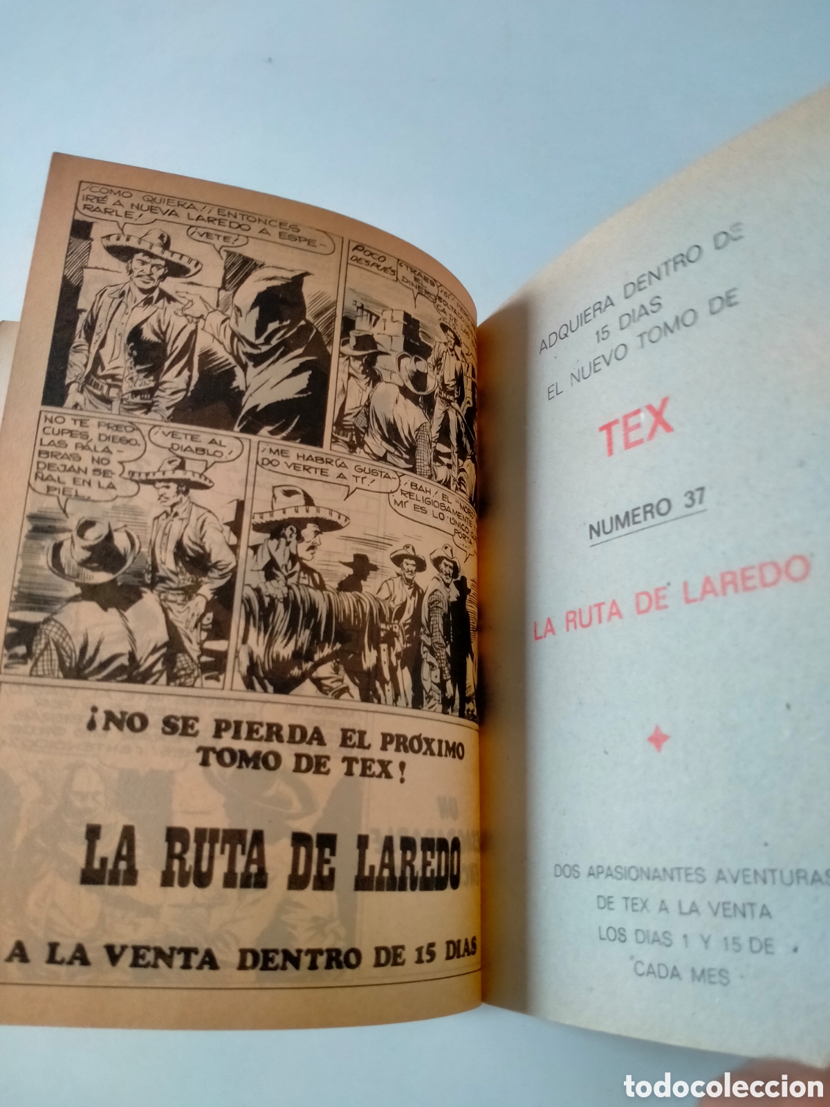 C&oacute;mics: TEX N&Uacute;MERO 36 BURU LAN EDICIONES A&Ntilde;O 1972 - Foto 10