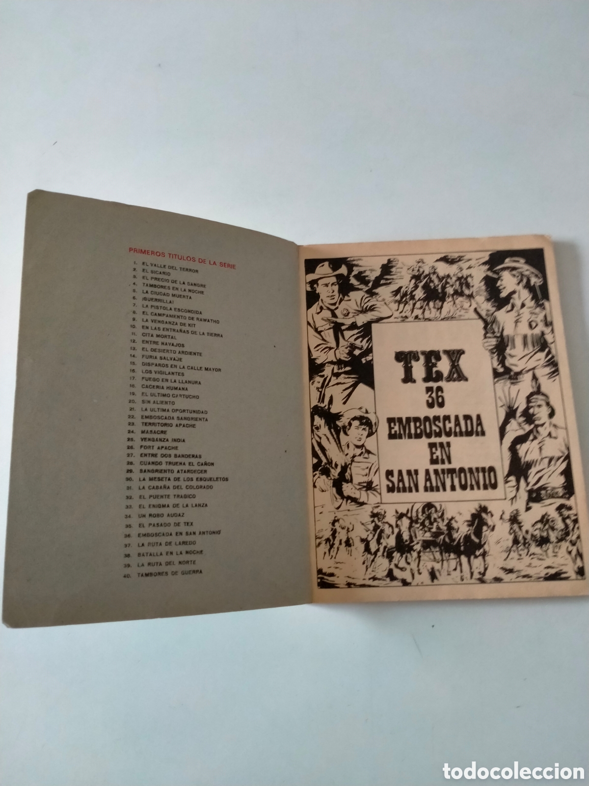 C&oacute;mics: TEX N&Uacute;MERO 36 BURU LAN EDICIONES A&Ntilde;O 1972 - Foto 4