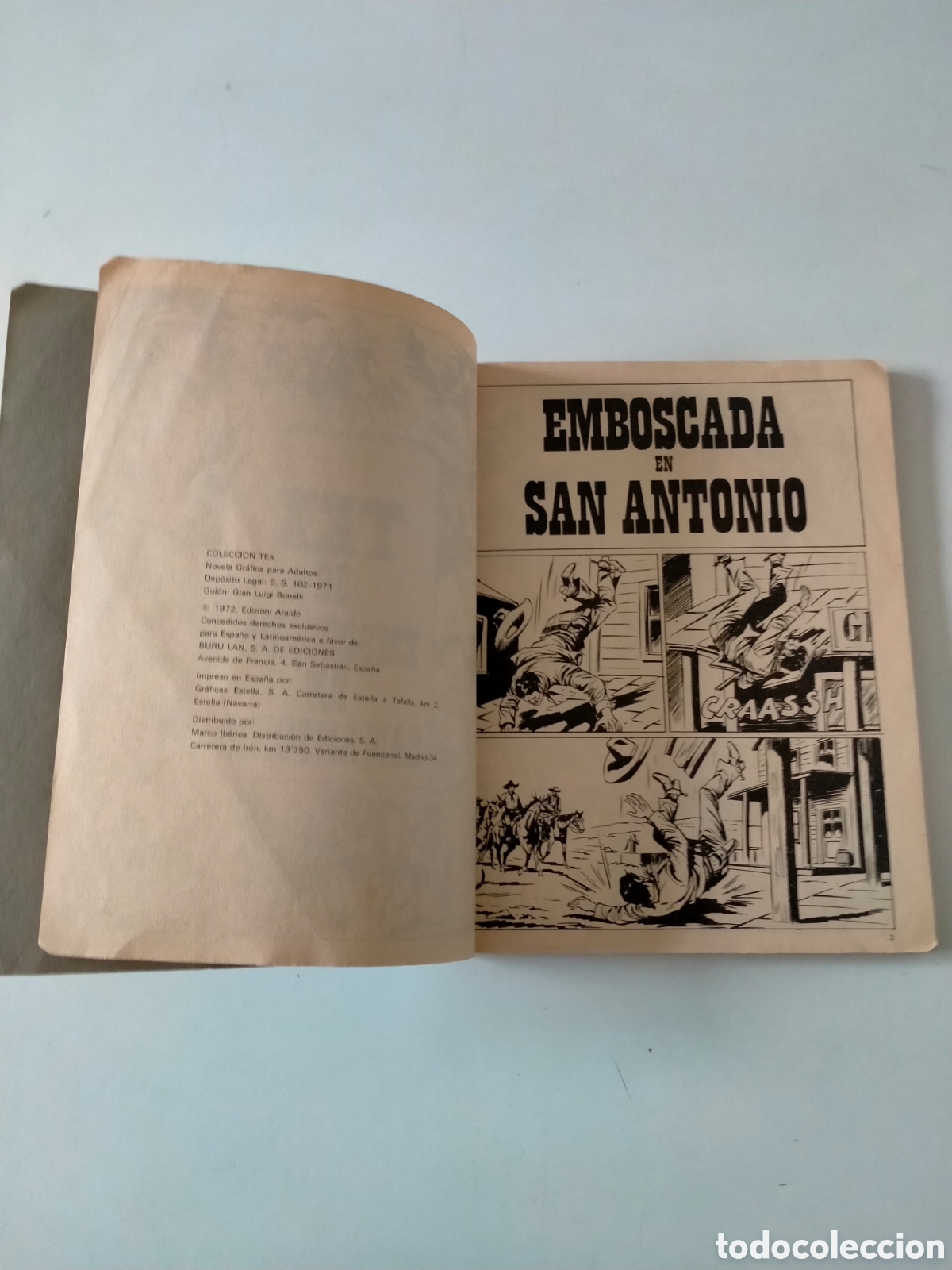 C&oacute;mics: TEX N&Uacute;MERO 36 BURU LAN EDICIONES A&Ntilde;O 1972 - Foto 5