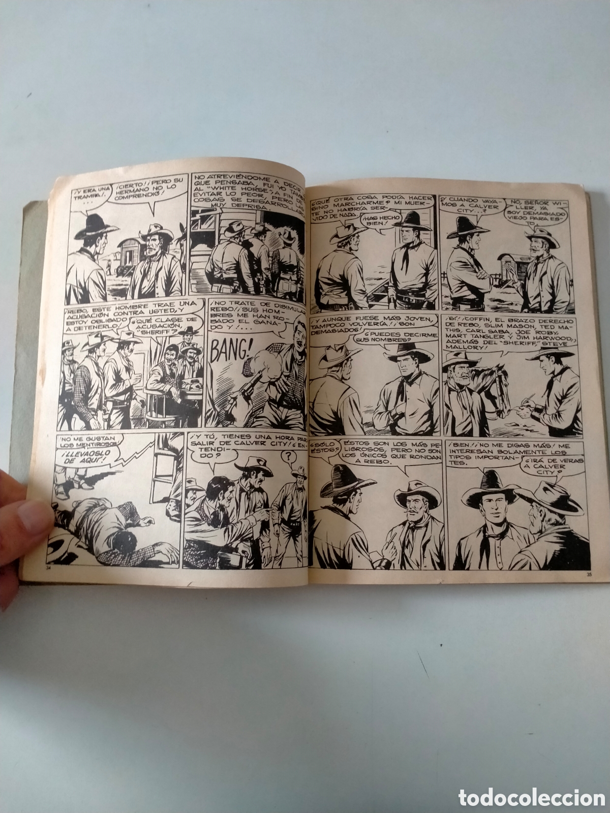 C&oacute;mics: TEX N&Uacute;MERO 36 BURU LAN EDICIONES A&Ntilde;O 1972 - Foto 7