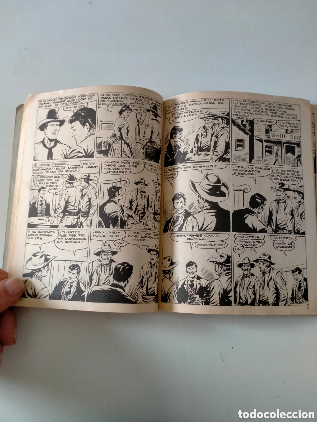 C&oacute;mics: TEX N&Uacute;MERO 36 BURU LAN EDICIONES A&Ntilde;O 1972 - Foto 8