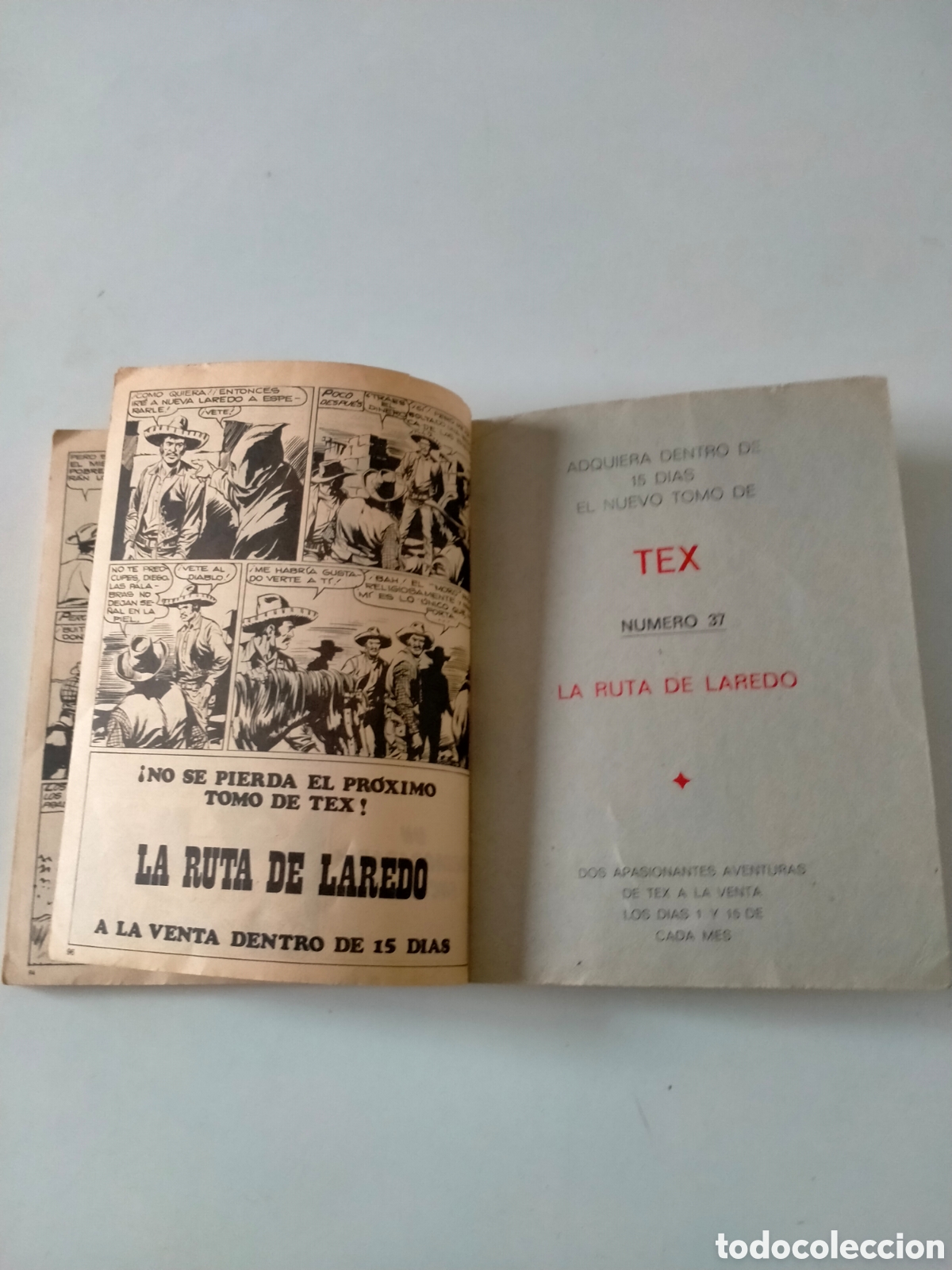 C&oacute;mics: TEX N&Uacute;MERO 36 BURU LAN EDICIONES A&Ntilde;O 1972 - Foto 10