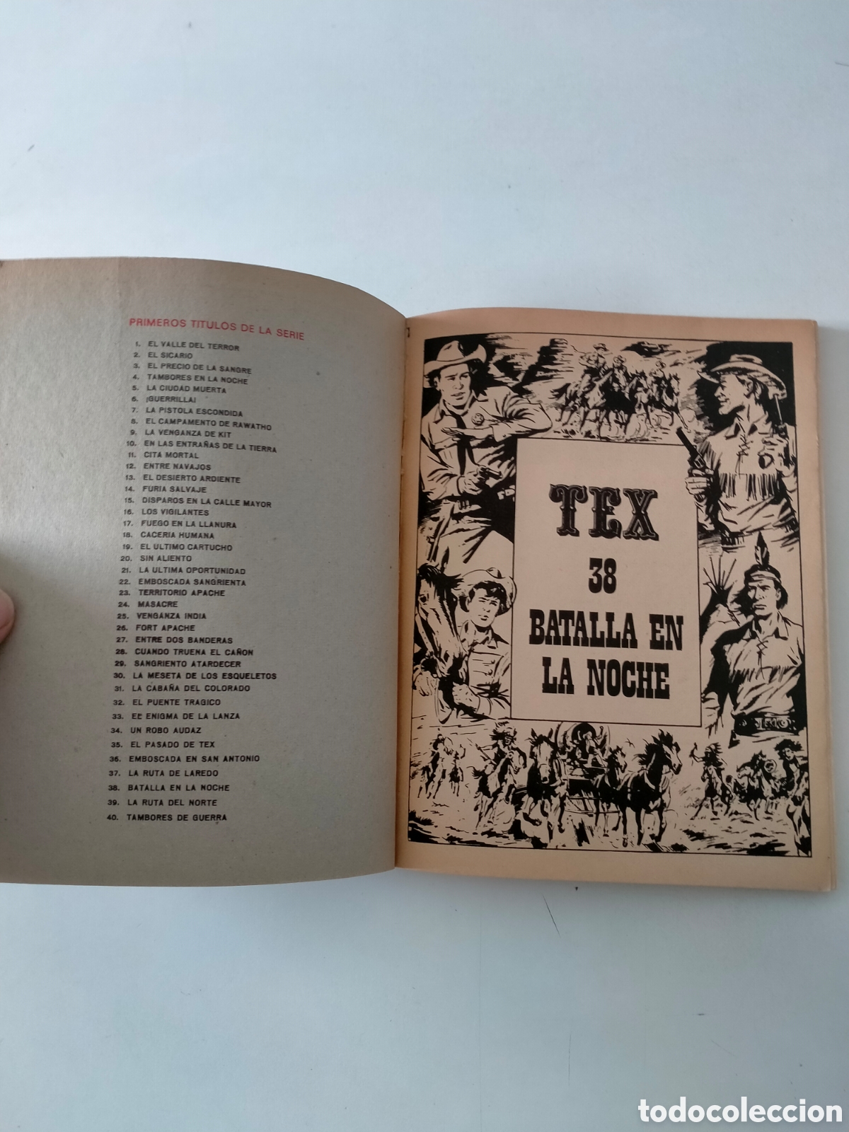 C&oacute;mics: TEX N&Uacute;MERO 38 BURU LAN EDICIONES A&Ntilde;O 1972 - Foto 4