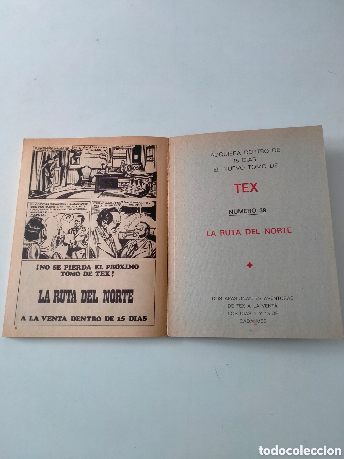C&oacute;mics: TEX N&Uacute;MERO 38 BURU LAN EDICIONES A&Ntilde;O 1972 - Foto 10