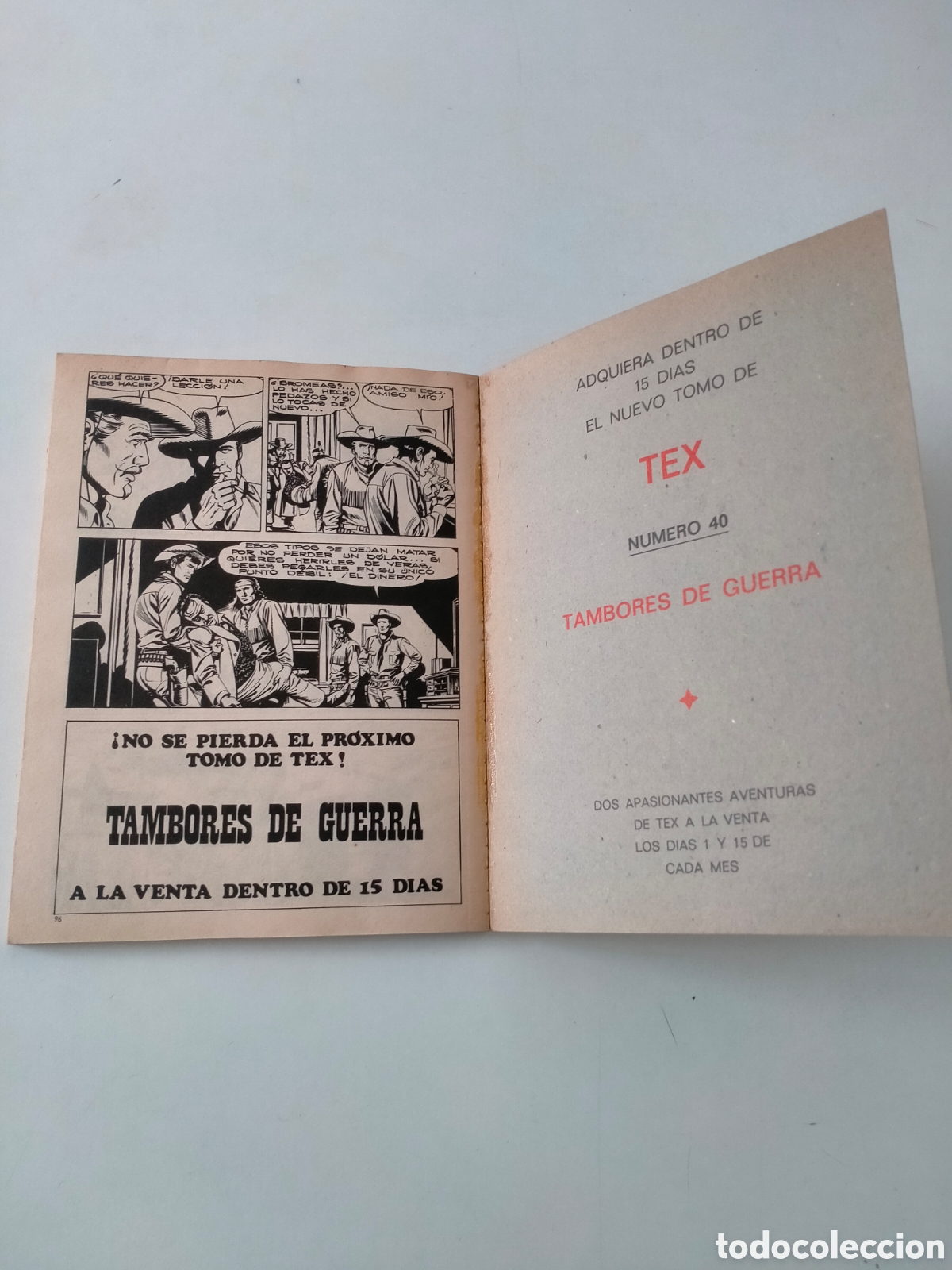 C&oacute;mics: TEX N&Uacute;MERO 39 BURU LAN EDICIONES A&Ntilde;O 1972 - Foto 10