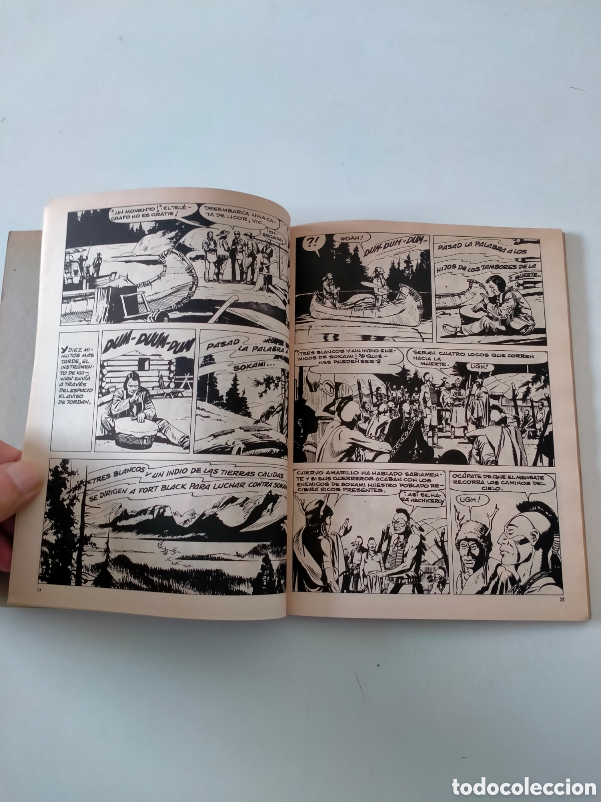 C&oacute;mics: TEX N&Uacute;MERO 40 BURU LAN EDICIONES A&Ntilde;O 1972 - Foto 7