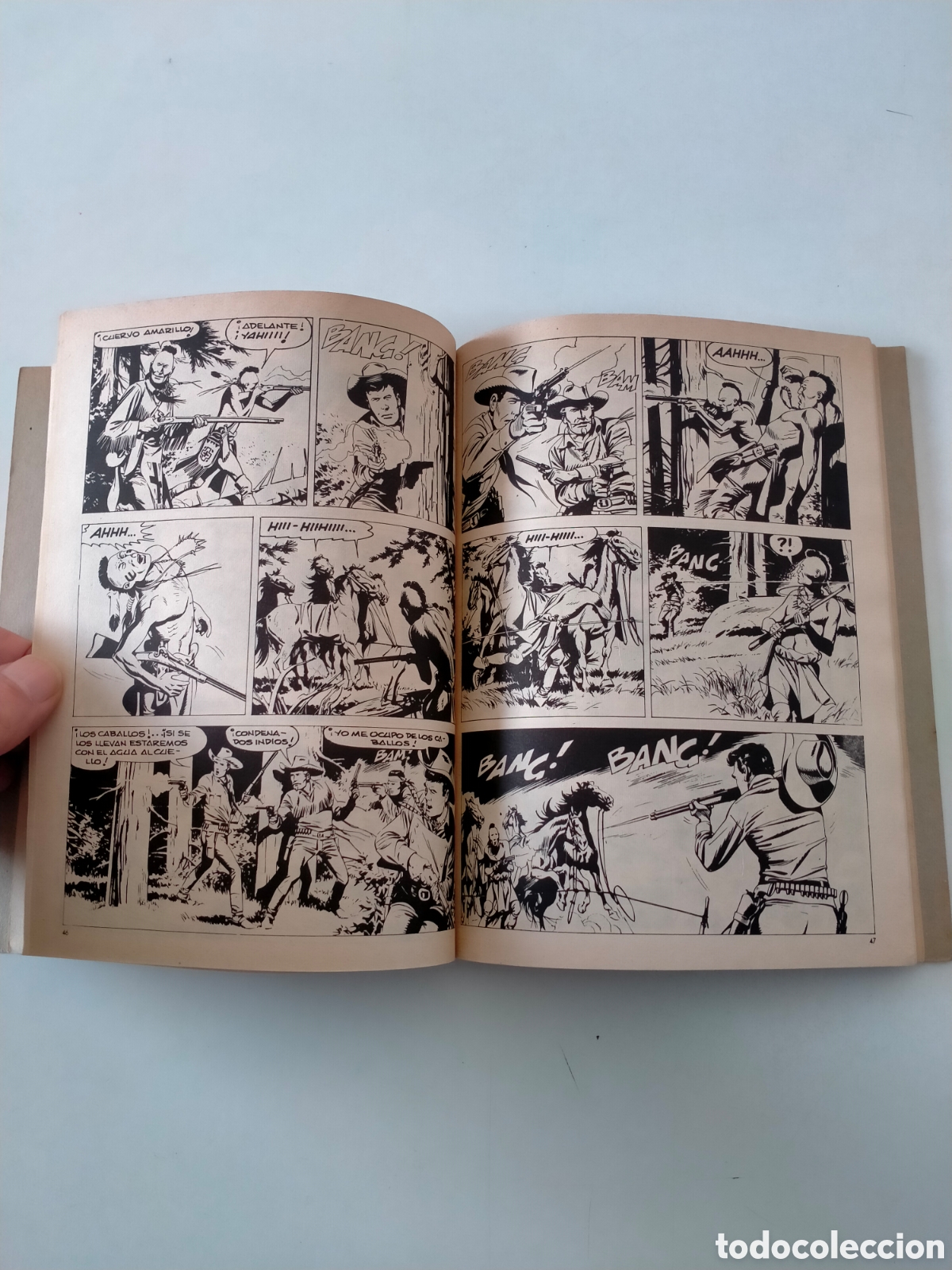 C&oacute;mics: TEX N&Uacute;MERO 40 BURU LAN EDICIONES A&Ntilde;O 1972 - Foto 8