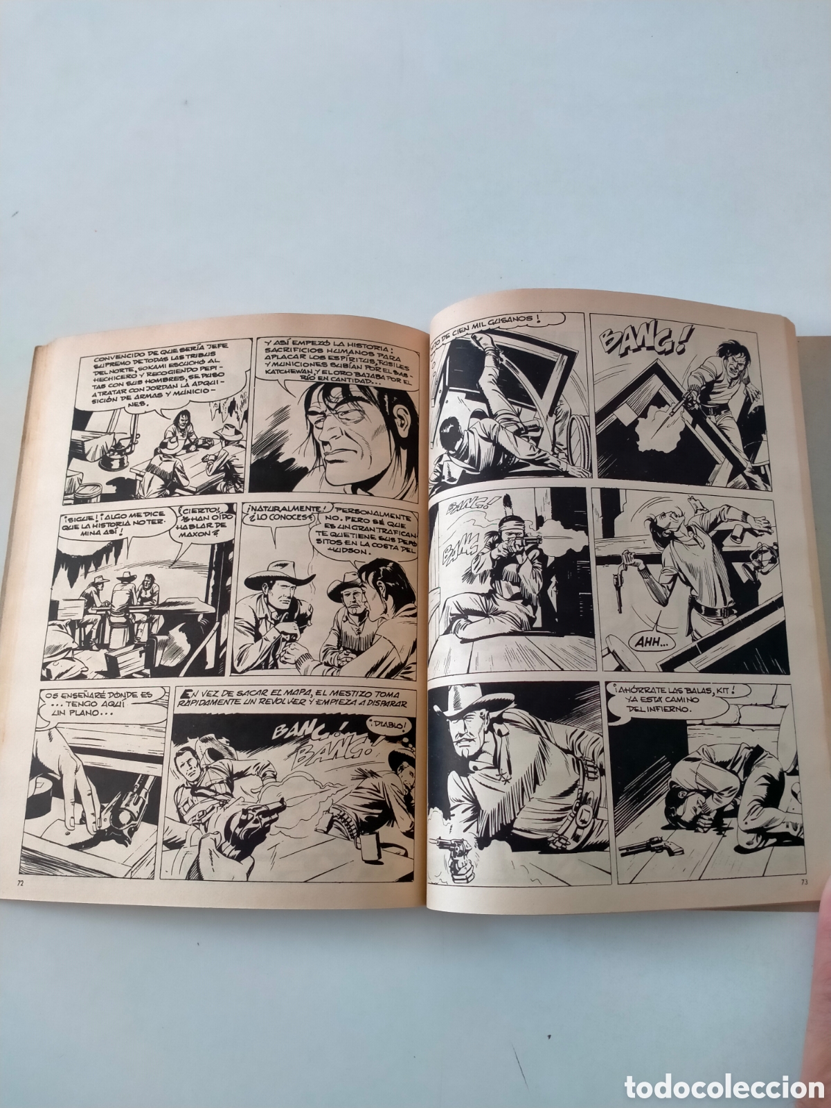 C&oacute;mics: TEX N&Uacute;MERO 40 BURU LAN EDICIONES A&Ntilde;O 1972 - Foto 9