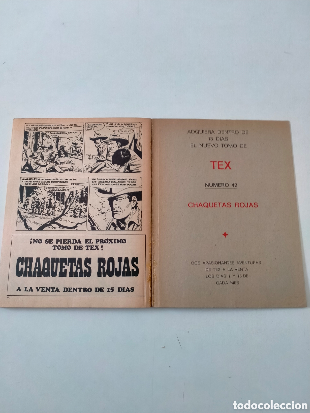 C&oacute;mics: TEX N&Uacute;MERO 41 BURU LAN EDICIONES A&Ntilde;O 1972 - Foto 10