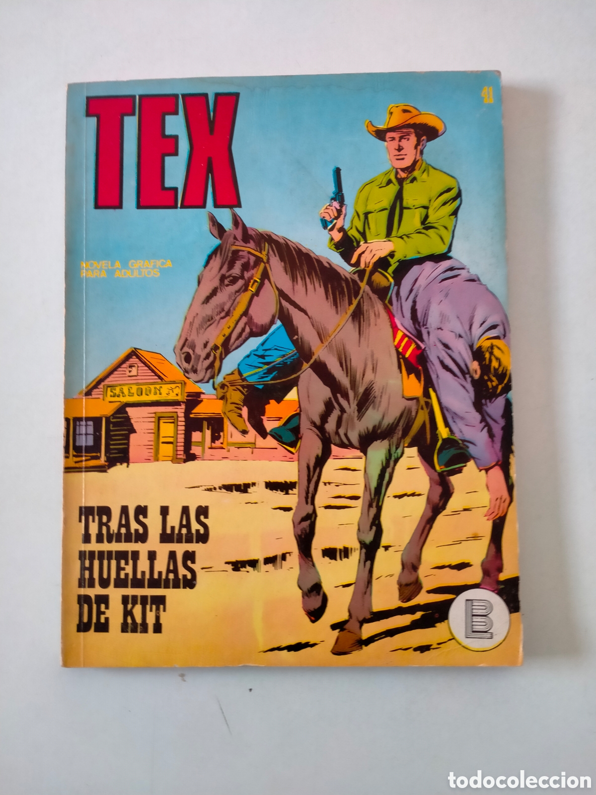 C&oacute;mics: TEX N&Uacute;MERO 41 BURU LAN EDICIONES A&Ntilde;O 1972 - Foto 1
