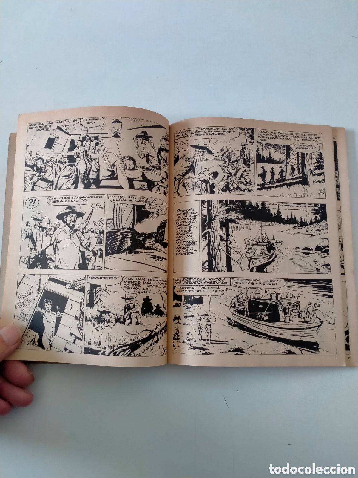 C&oacute;mics: TEX N&Uacute;MERO 42 BURU LAN EDICIONES A&Ntilde;O 1972 - Foto 6
