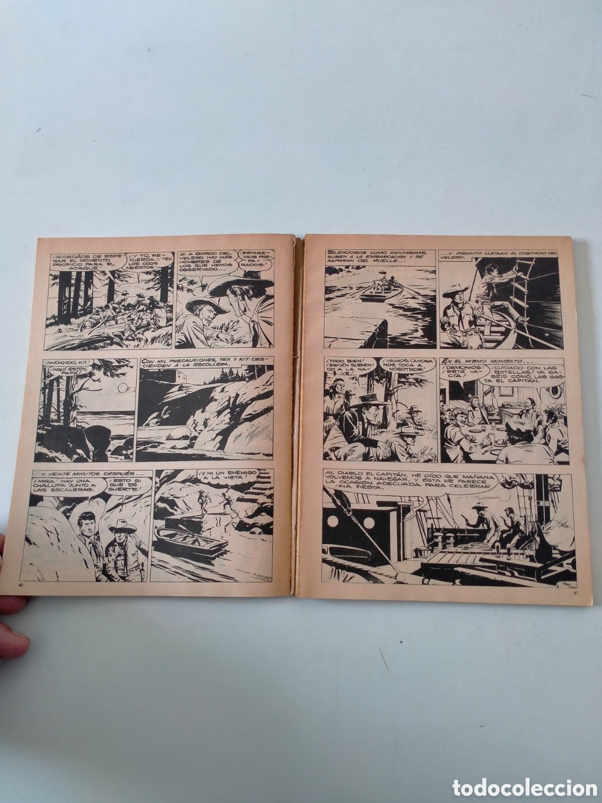 C&oacute;mics: TEX N&Uacute;MERO 42 BURU LAN EDICIONES A&Ntilde;O 1972 - Foto 7