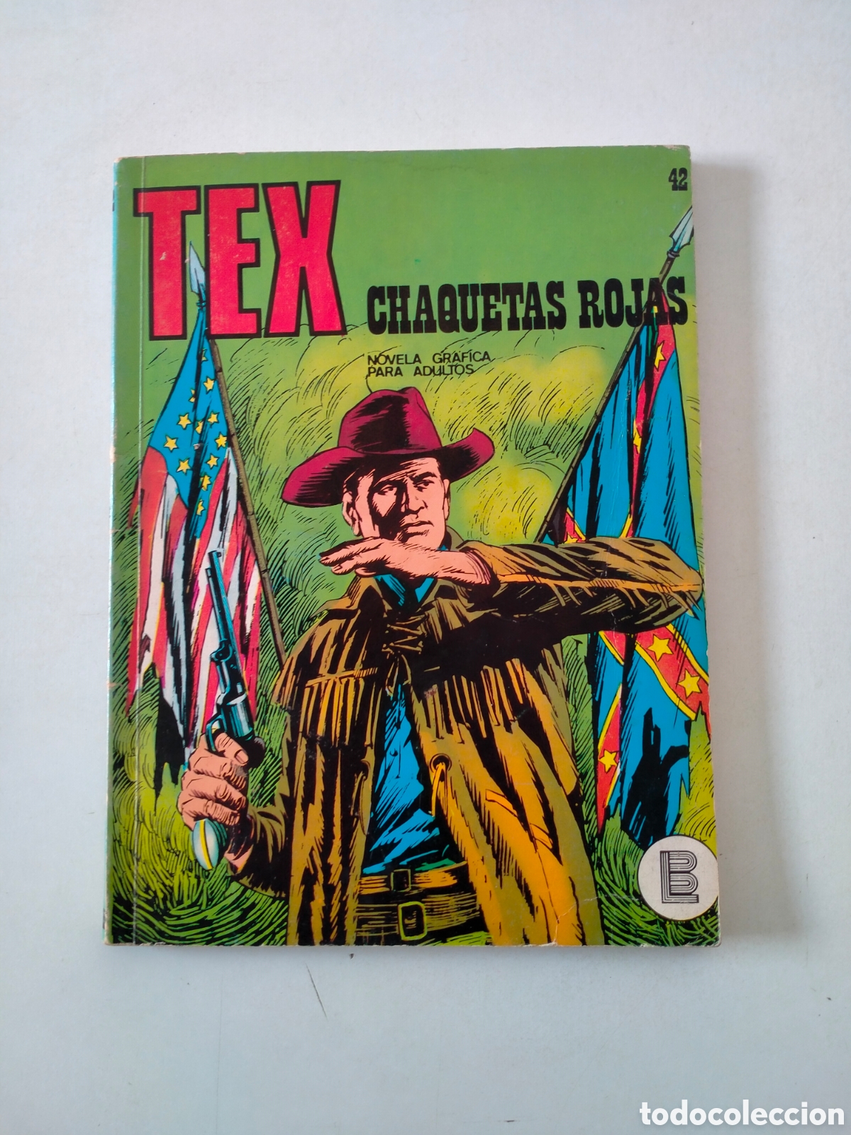C&oacute;mics: TEX N&Uacute;MERO 42 BURU LAN EDICIONES A&Ntilde;O 1972 - Foto 1
