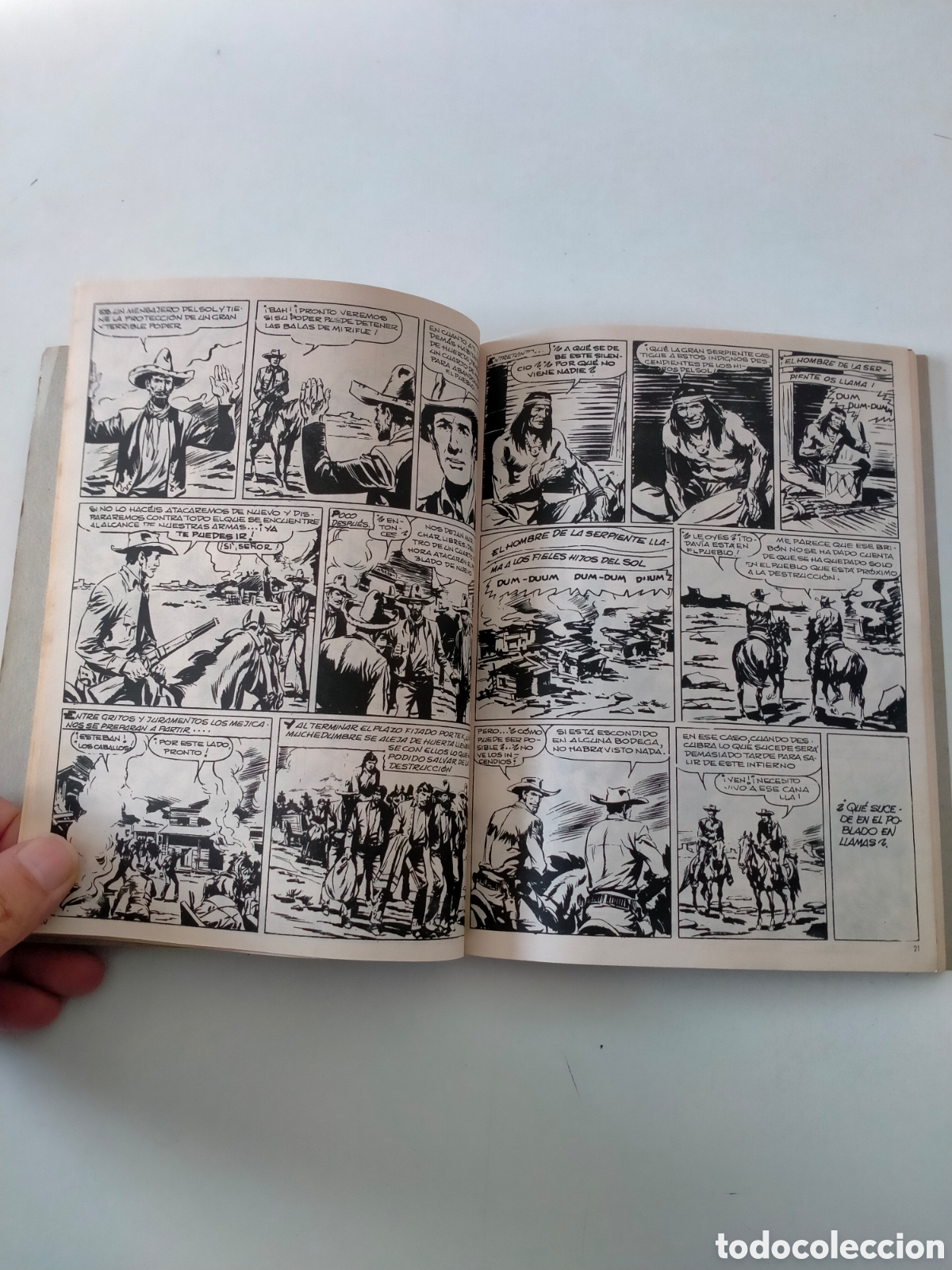 C&oacute;mics: TEX N&Uacute;MERO 43 BURU LAN EDICIONES A&Ntilde;O 1972 - Foto 6