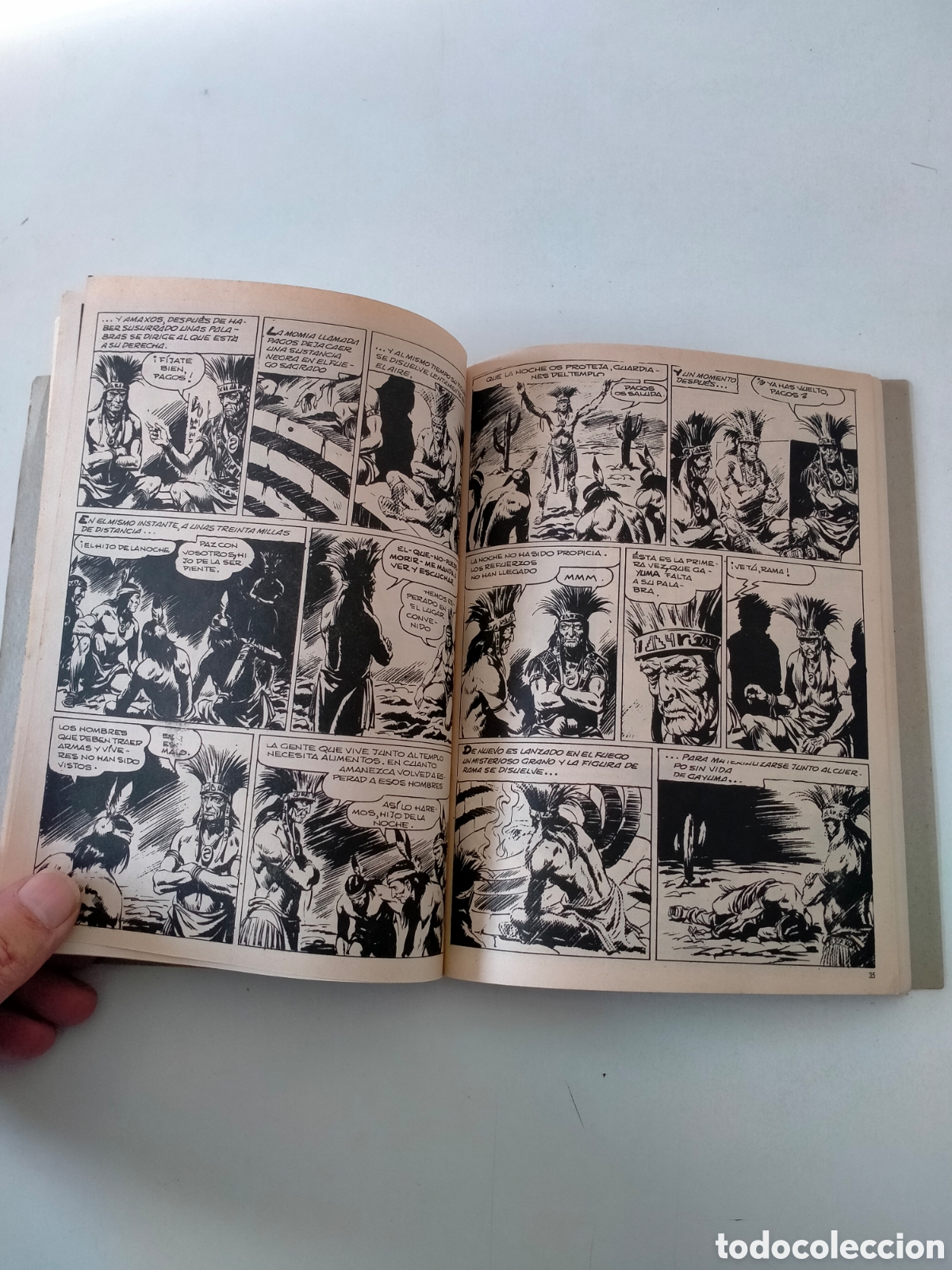 C&oacute;mics: TEX N&Uacute;MERO 43 BURU LAN EDICIONES A&Ntilde;O 1972 - Foto 7