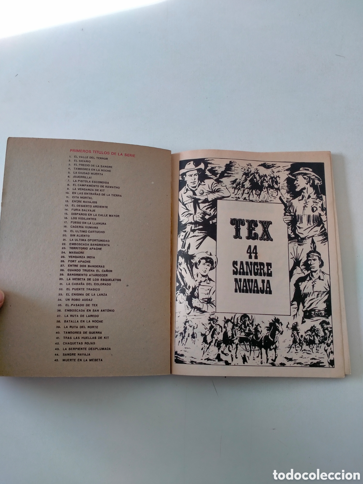 C&oacute;mics: TEX N&Uacute;MERO 44 BURU LAN EDICIONES A&Ntilde;O 1972 - Foto 4