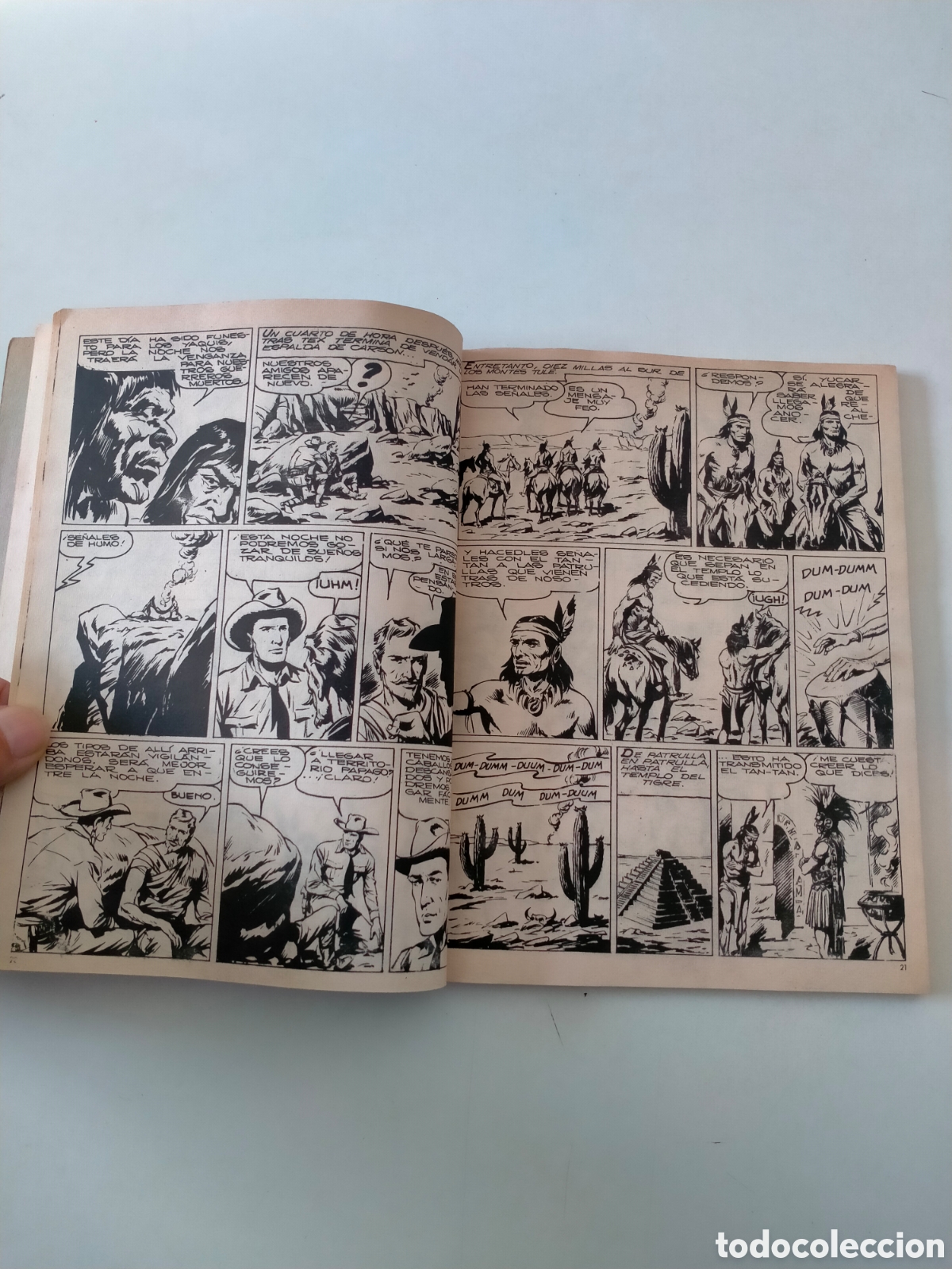 C&oacute;mics: TEX N&Uacute;MERO 44 BURU LAN EDICIONES A&Ntilde;O 1972 - Foto 7