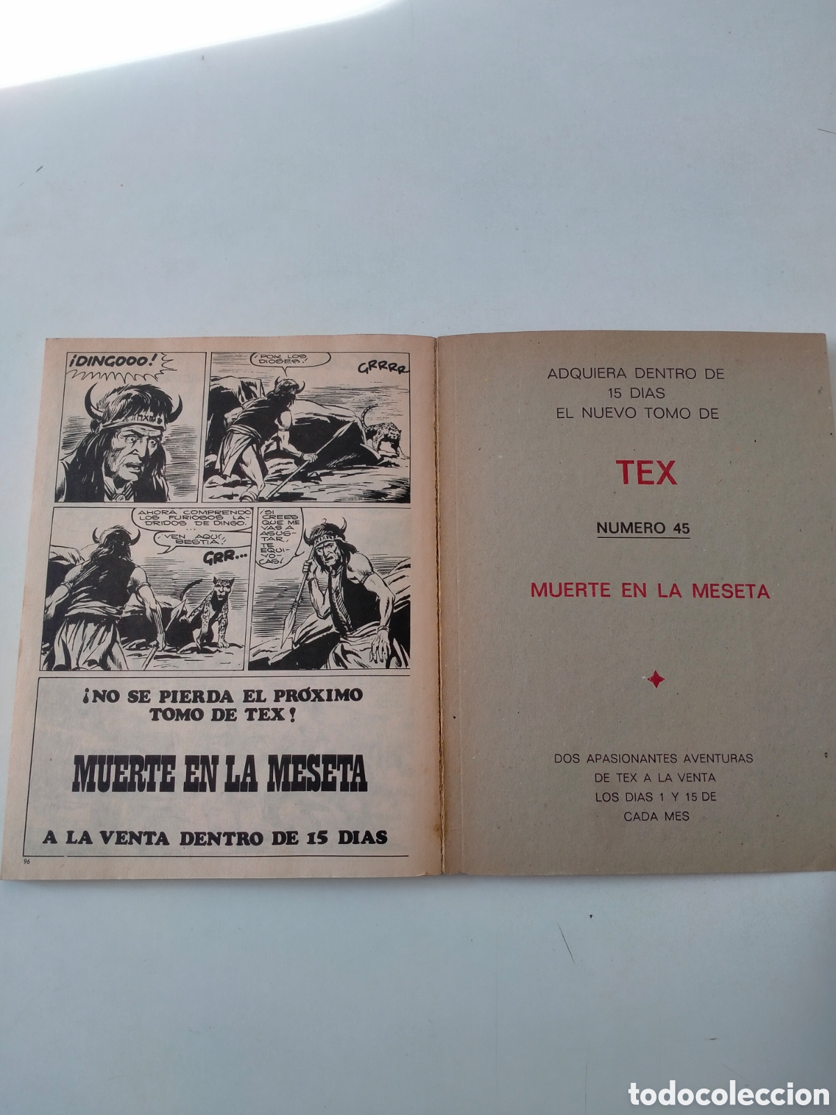 C&oacute;mics: TEX N&Uacute;MERO 44 BURU LAN EDICIONES A&Ntilde;O 1972 - Foto 10