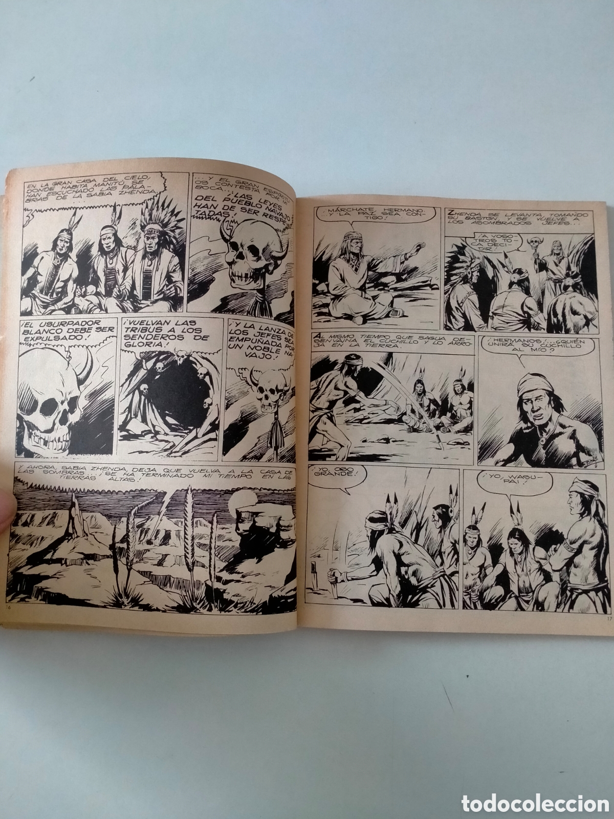 C&oacute;mics: TEX N&Uacute;MERO 45 BURU LAN EDICIONES A&Ntilde;O 1972 - Foto 6