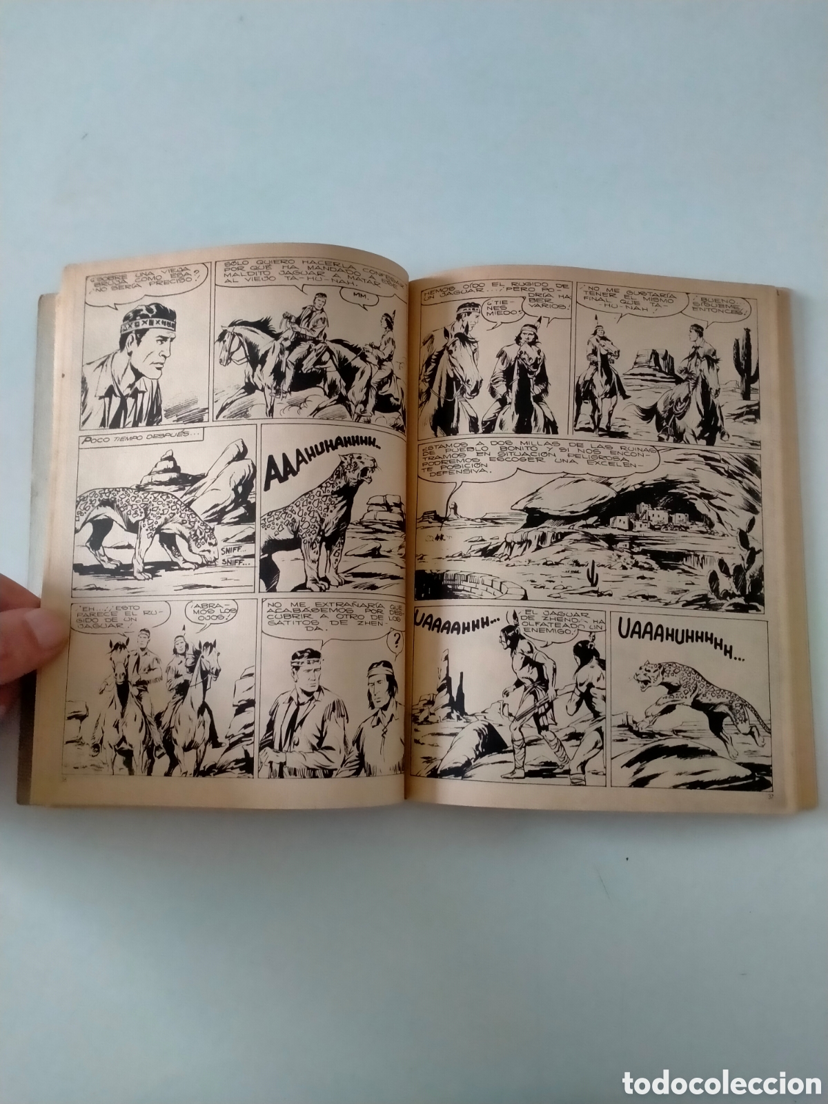 C&oacute;mics: TEX N&Uacute;MERO 45 BURU LAN EDICIONES A&Ntilde;O 1972 - Foto 7