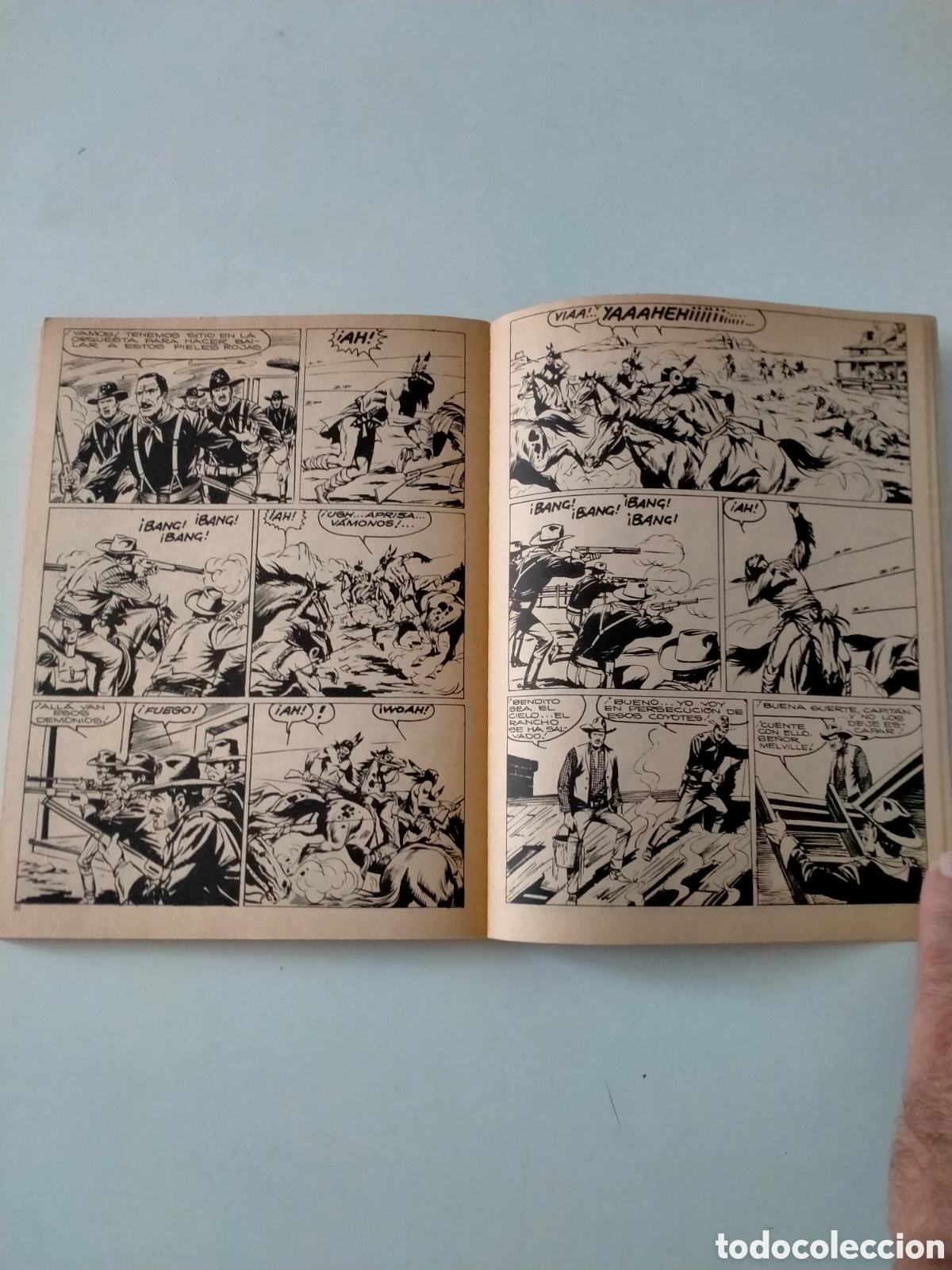 C&oacute;mics: TEX N&Uacute;MERO 45 BURU LAN EDICIONES A&Ntilde;O 1972 - Foto 9