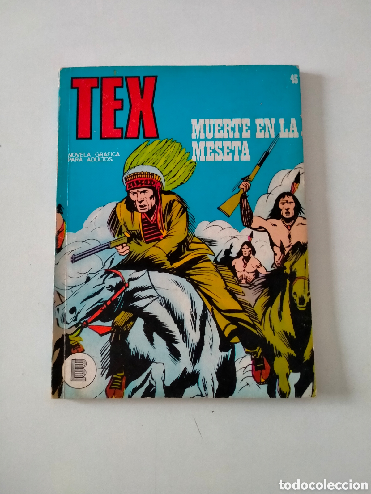 C&oacute;mics: TEX N&Uacute;MERO 45 BURU LAN EDICIONES A&Ntilde;O 1972 - Foto 1