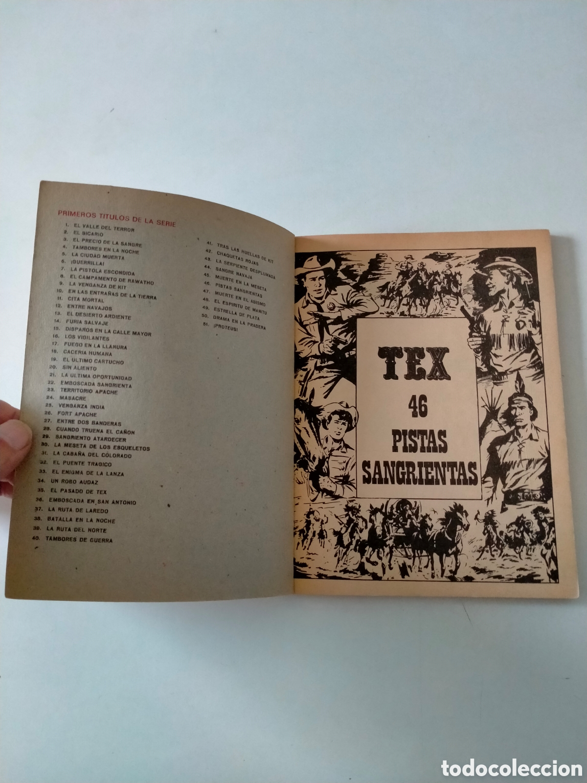 C&oacute;mics: TEX N&Uacute;MERO 46 BURU LAN EDICIONES A&Ntilde;O 1972 - Foto 4