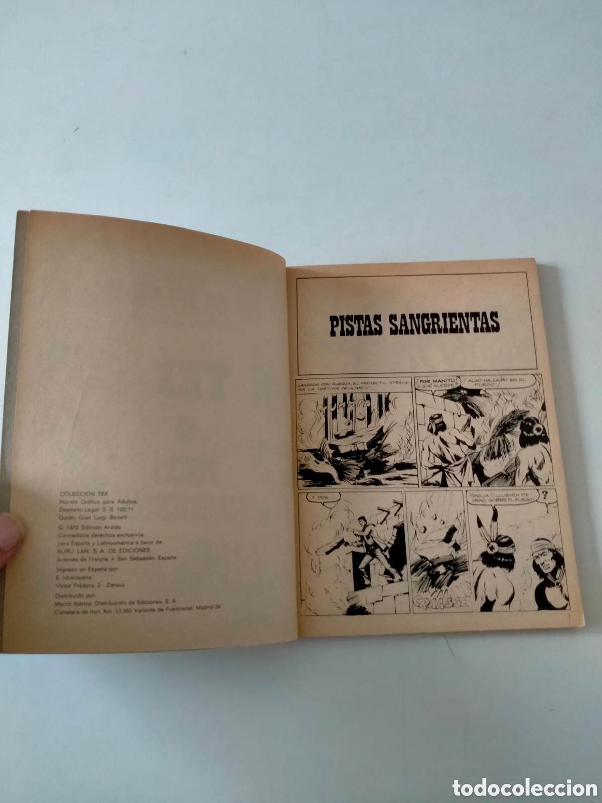 C&oacute;mics: TEX N&Uacute;MERO 46 BURU LAN EDICIONES A&Ntilde;O 1972 - Foto 5