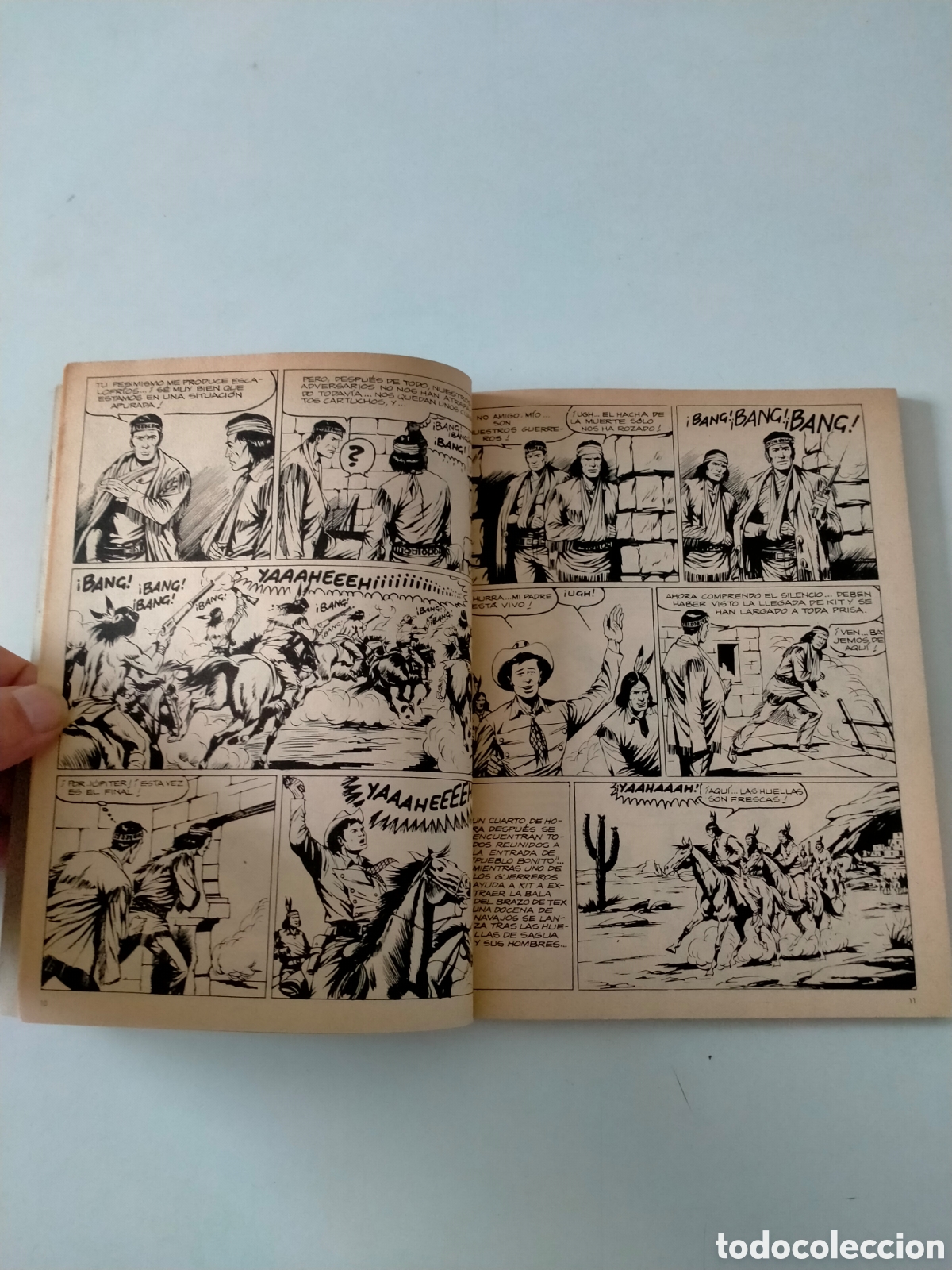 C&oacute;mics: TEX N&Uacute;MERO 46 BURU LAN EDICIONES A&Ntilde;O 1972 - Foto 6