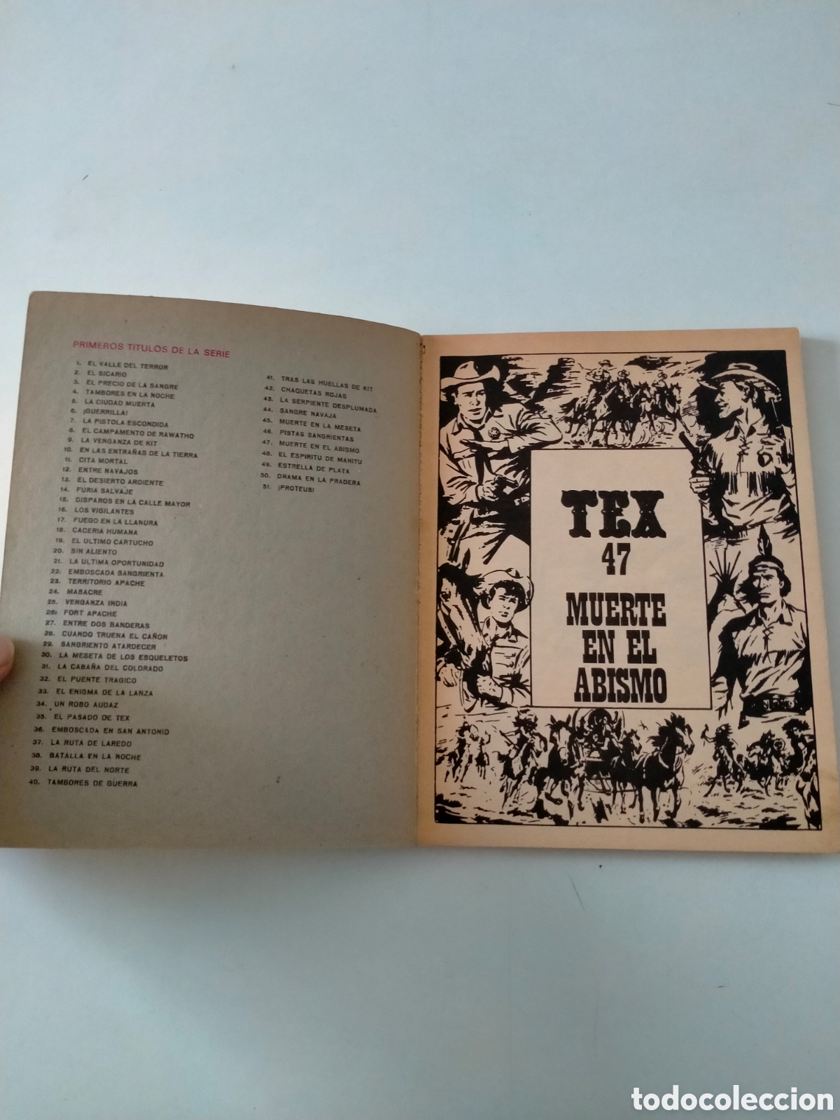 C&oacute;mics: TEX N&Uacute;MERO 47 BURU LAN EDICIONES A&Ntilde;O 1972 - Foto 4