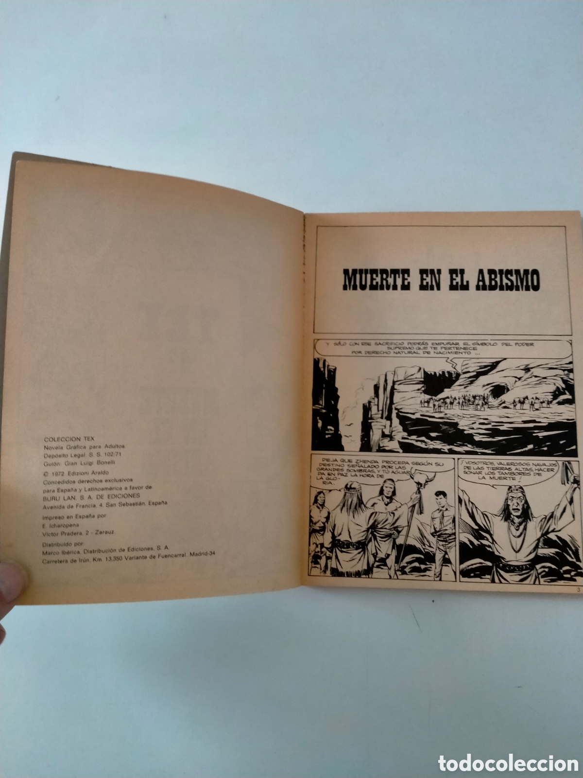 C&oacute;mics: TEX N&Uacute;MERO 47 BURU LAN EDICIONES A&Ntilde;O 1972 - Foto 5