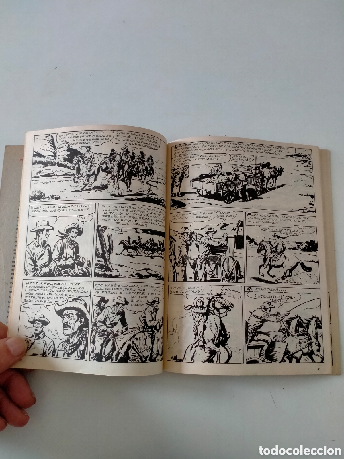 C&oacute;mics: TEX N&Uacute;MERO 49 BURU LAN EDICIONES A&Ntilde;O 1972 - Foto 8